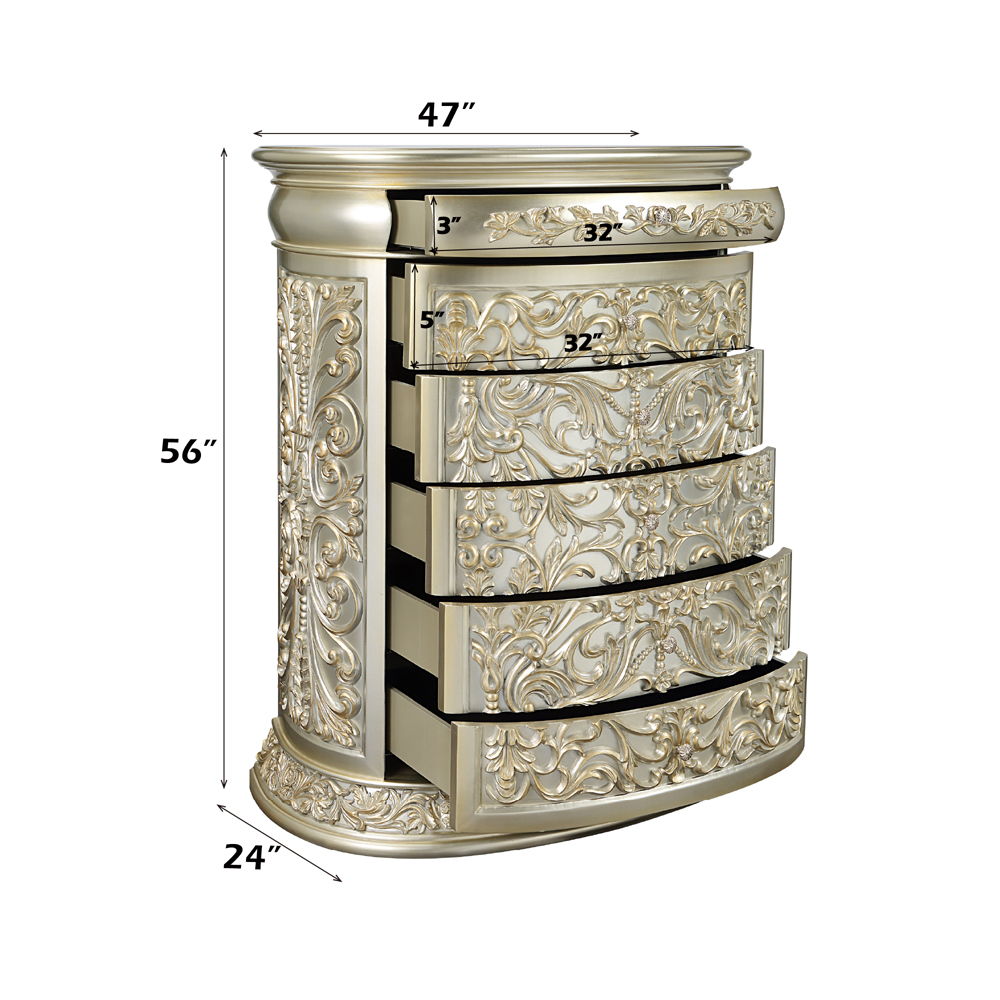 Sorina - Chest - Antique Gold, beige, view 5