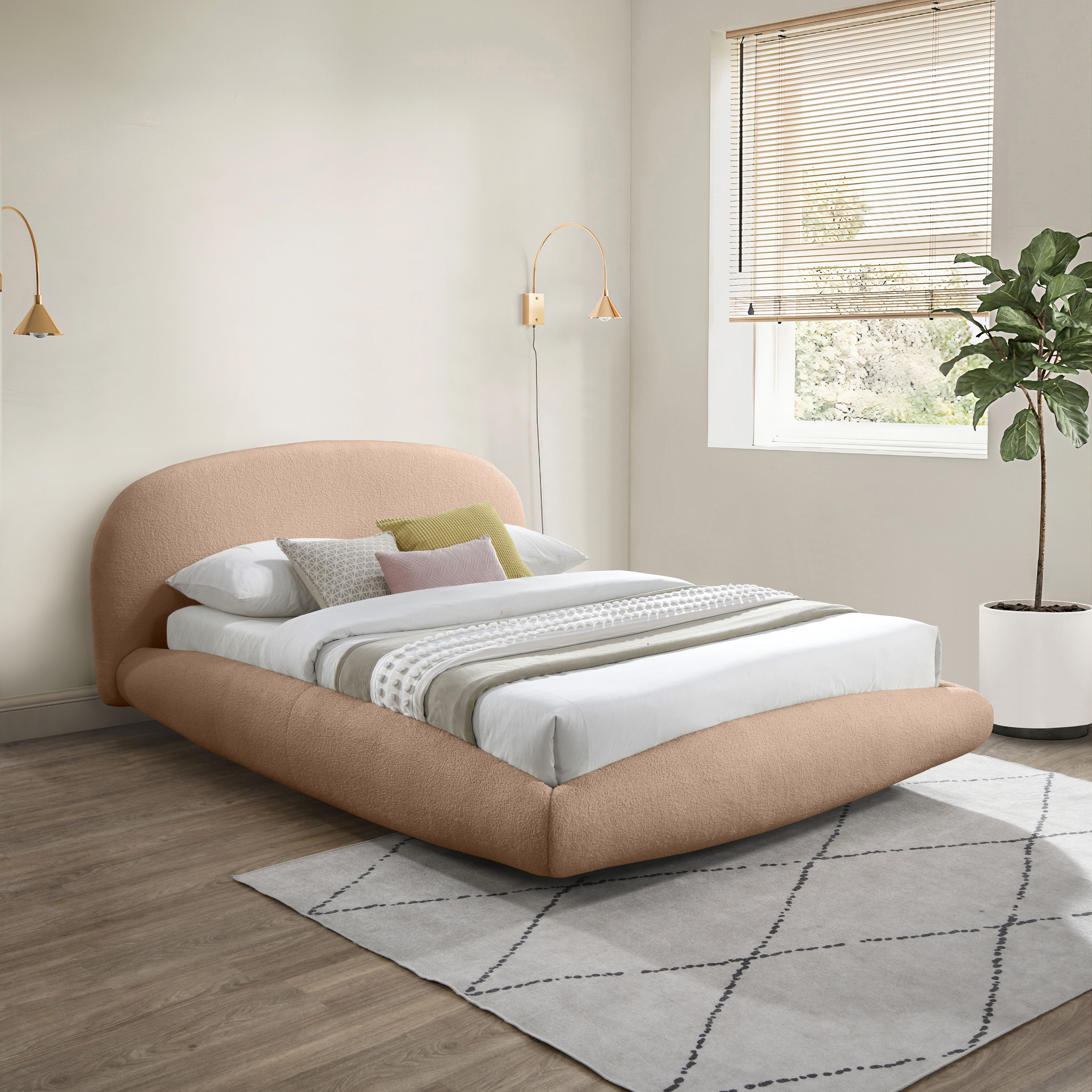 Genesis - Queen Bed - Beige