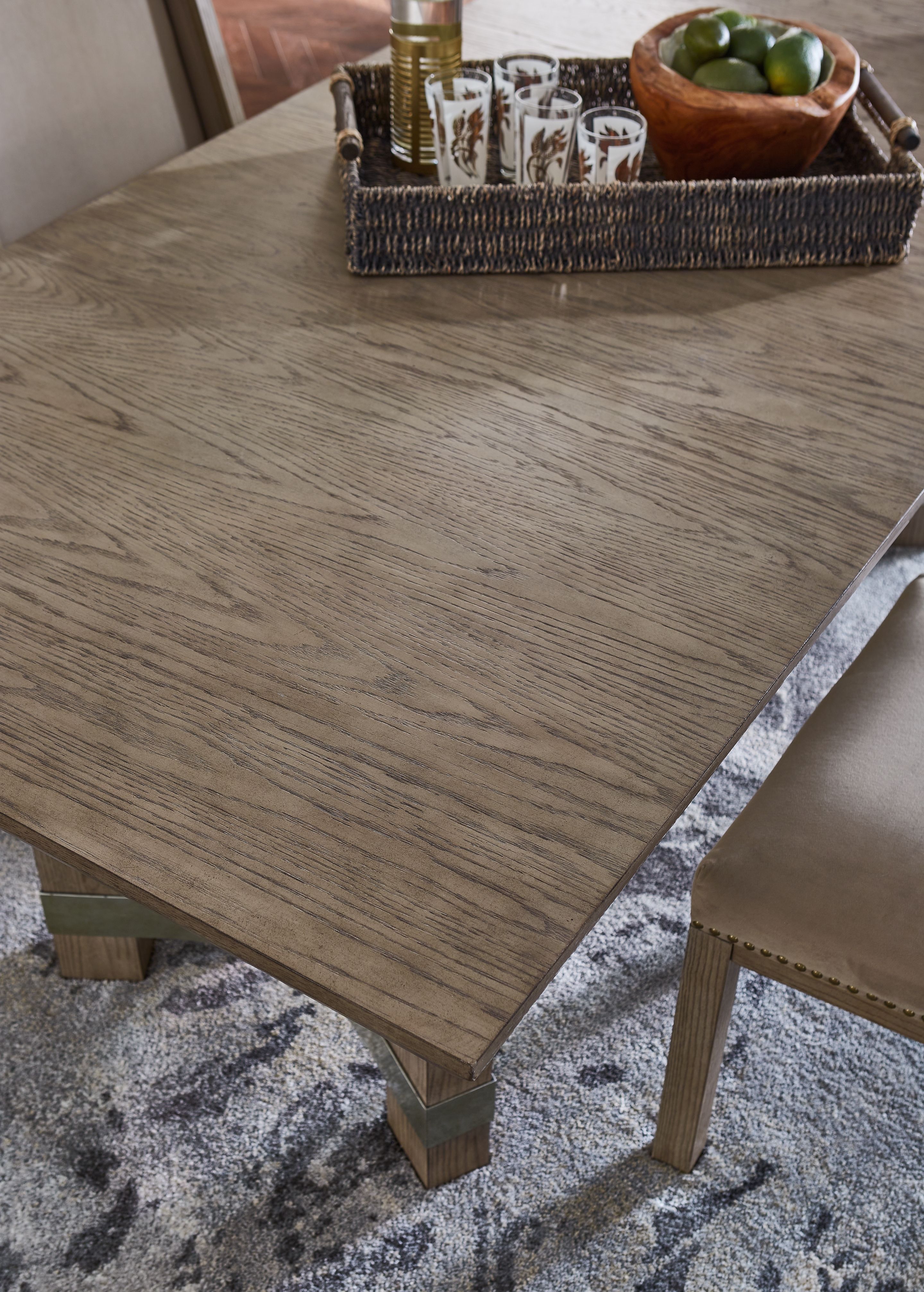 Ashley Furniture Chrestner - Rectangular Dining Room Table - Gray - Image 6
