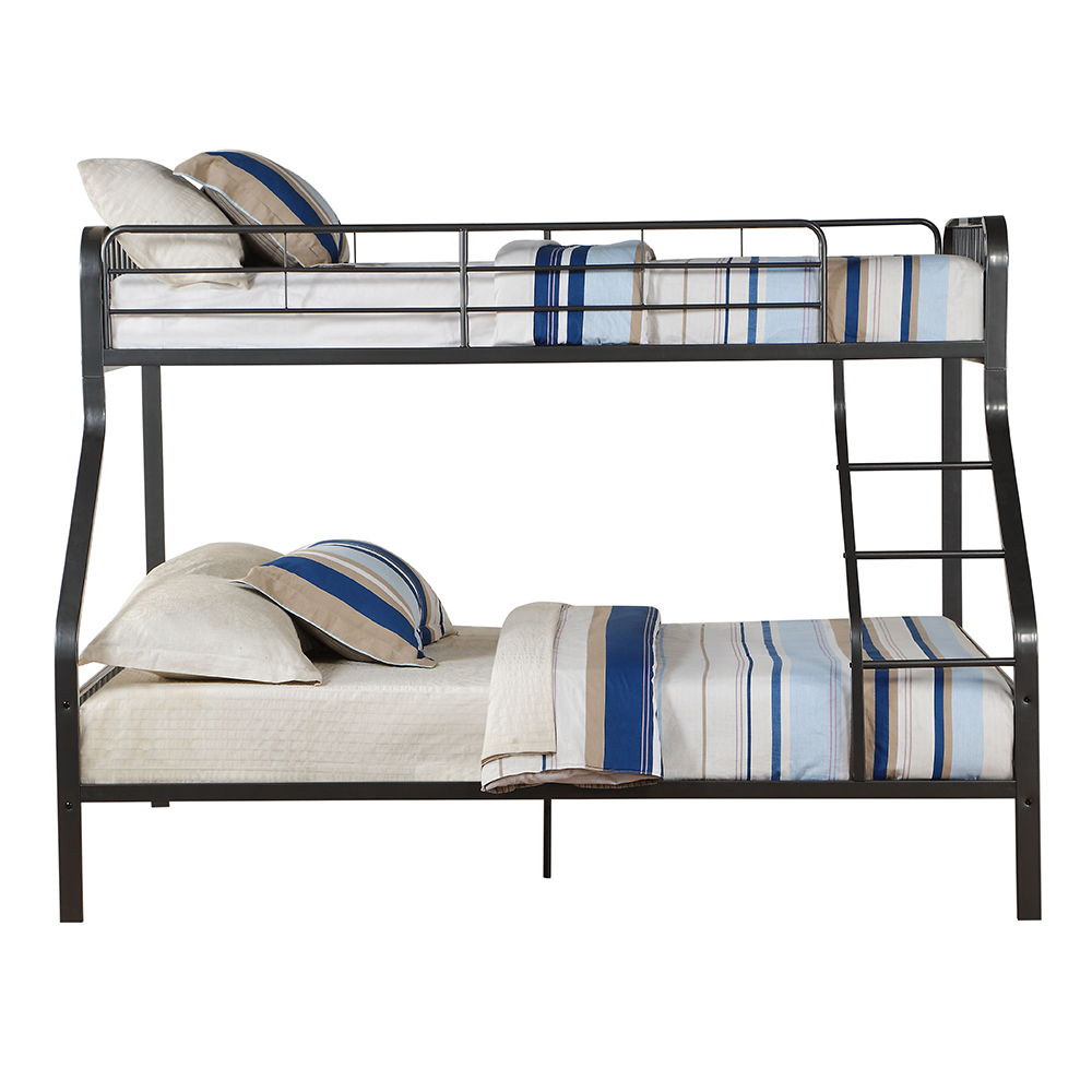 Caius - Twin Long/Queen Bunk Bed - Gunmetal, dark gray, view 5