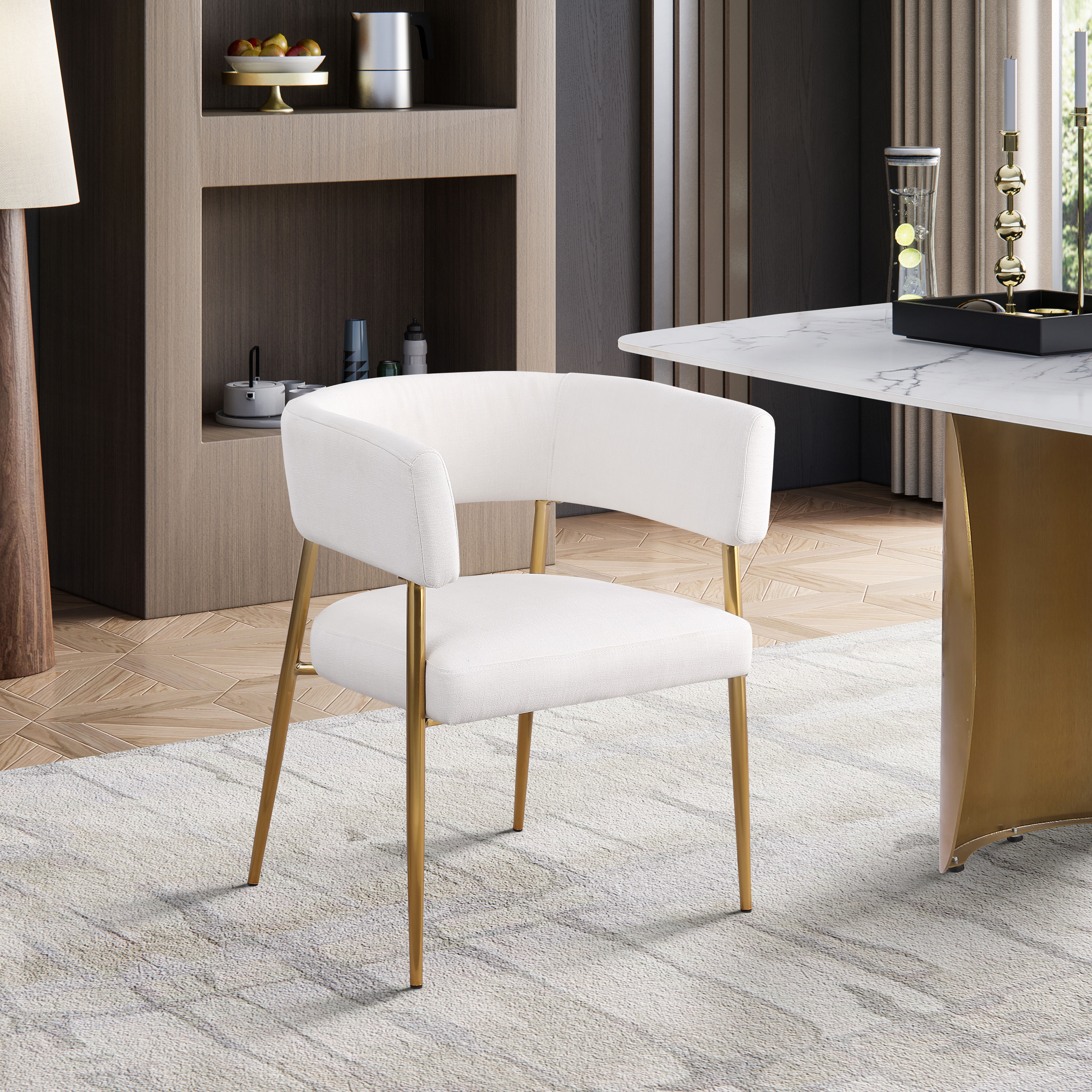 Creston - Durable Dining Chair - Cream