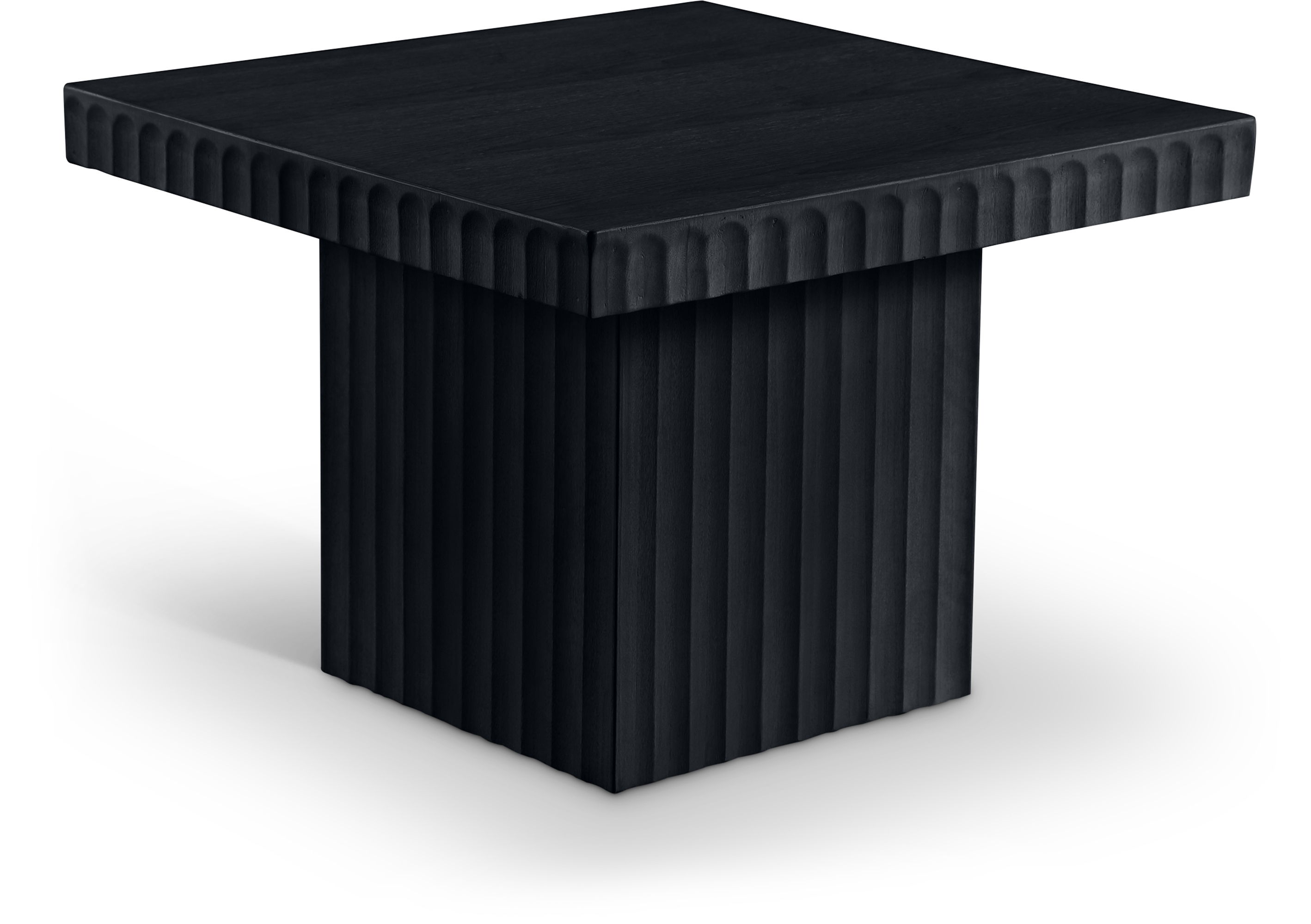 Spencer - 15" Oak Veneer Coffee Table - Black