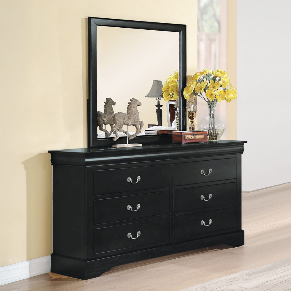 Louis Philippe III - Dresser - Black, black, view 3