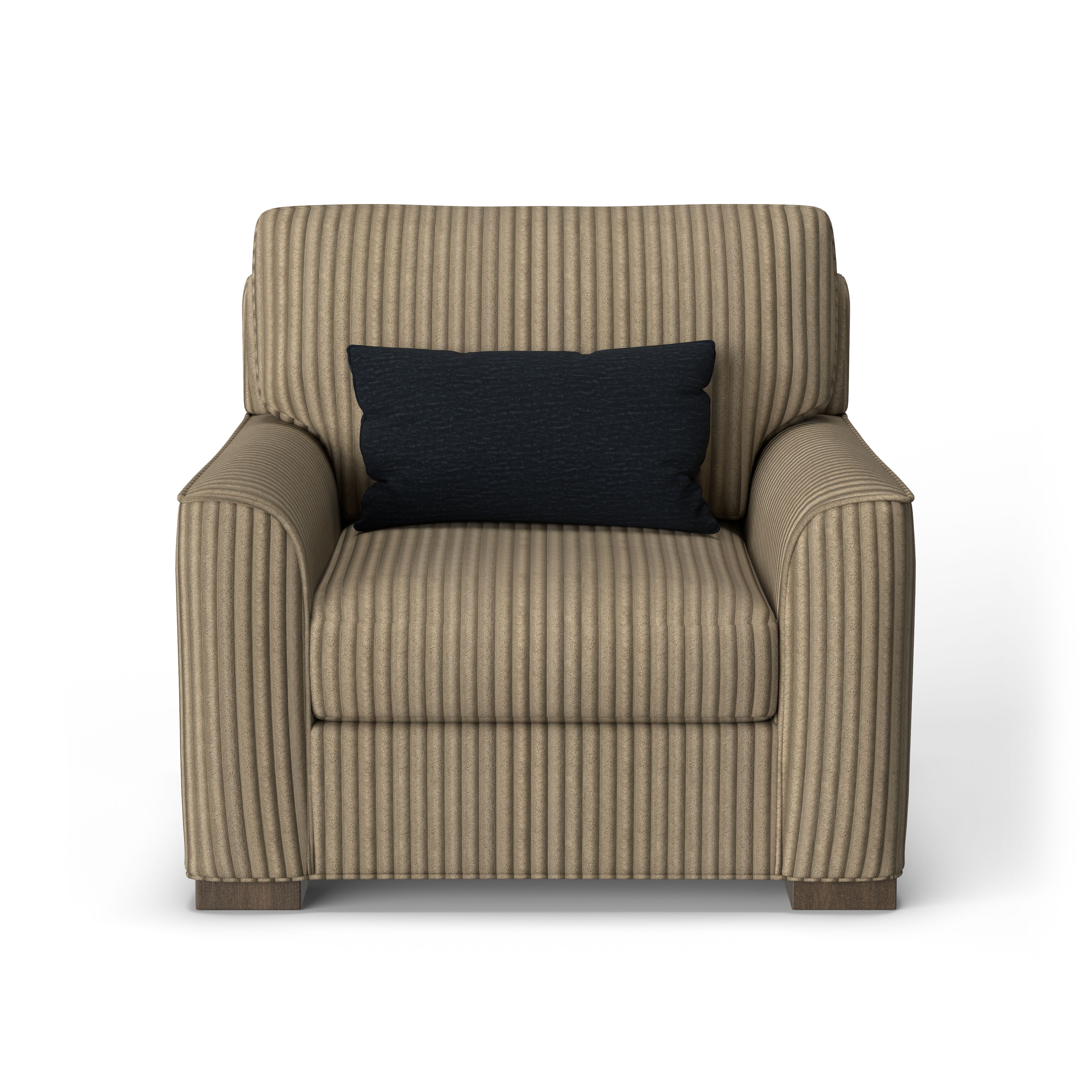 Jasper - Fabric Stationary Chair, beige, view 4