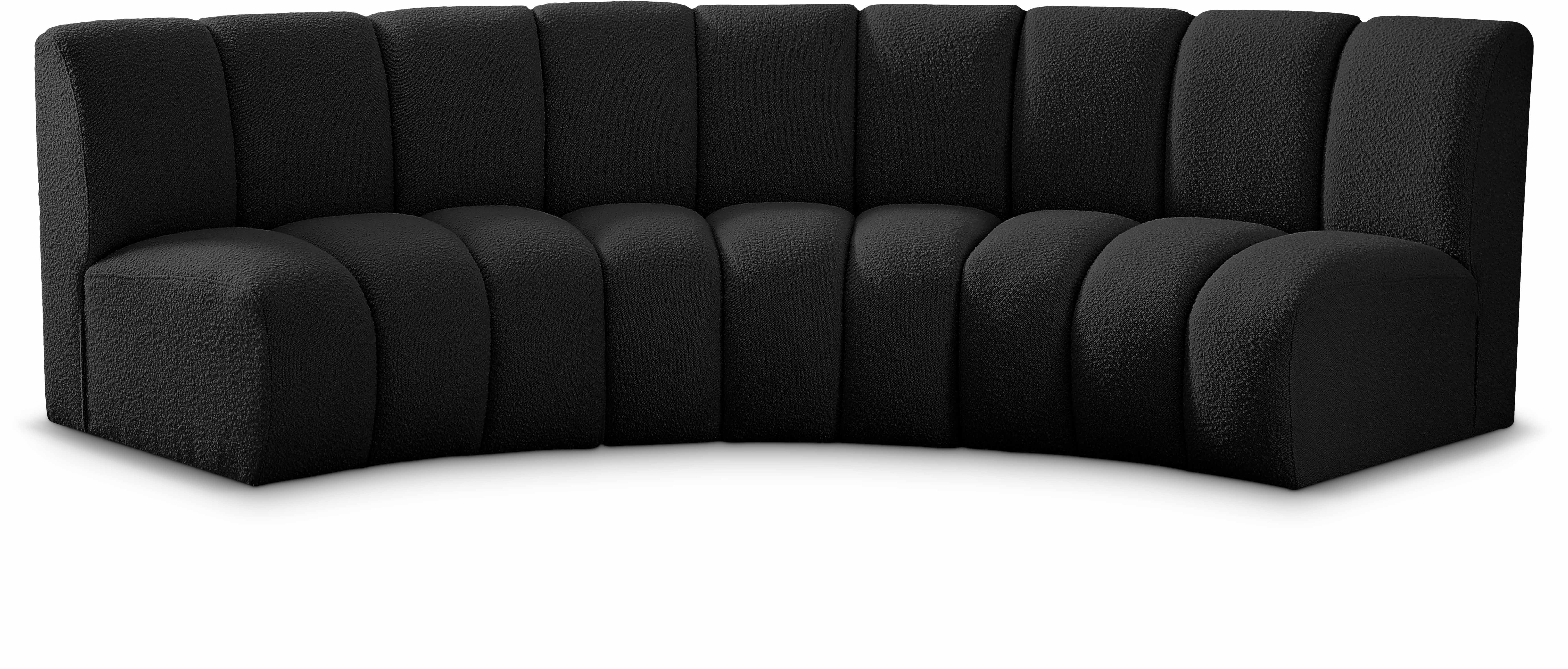 Infinity - 3 Piece Modular Sectional - Black