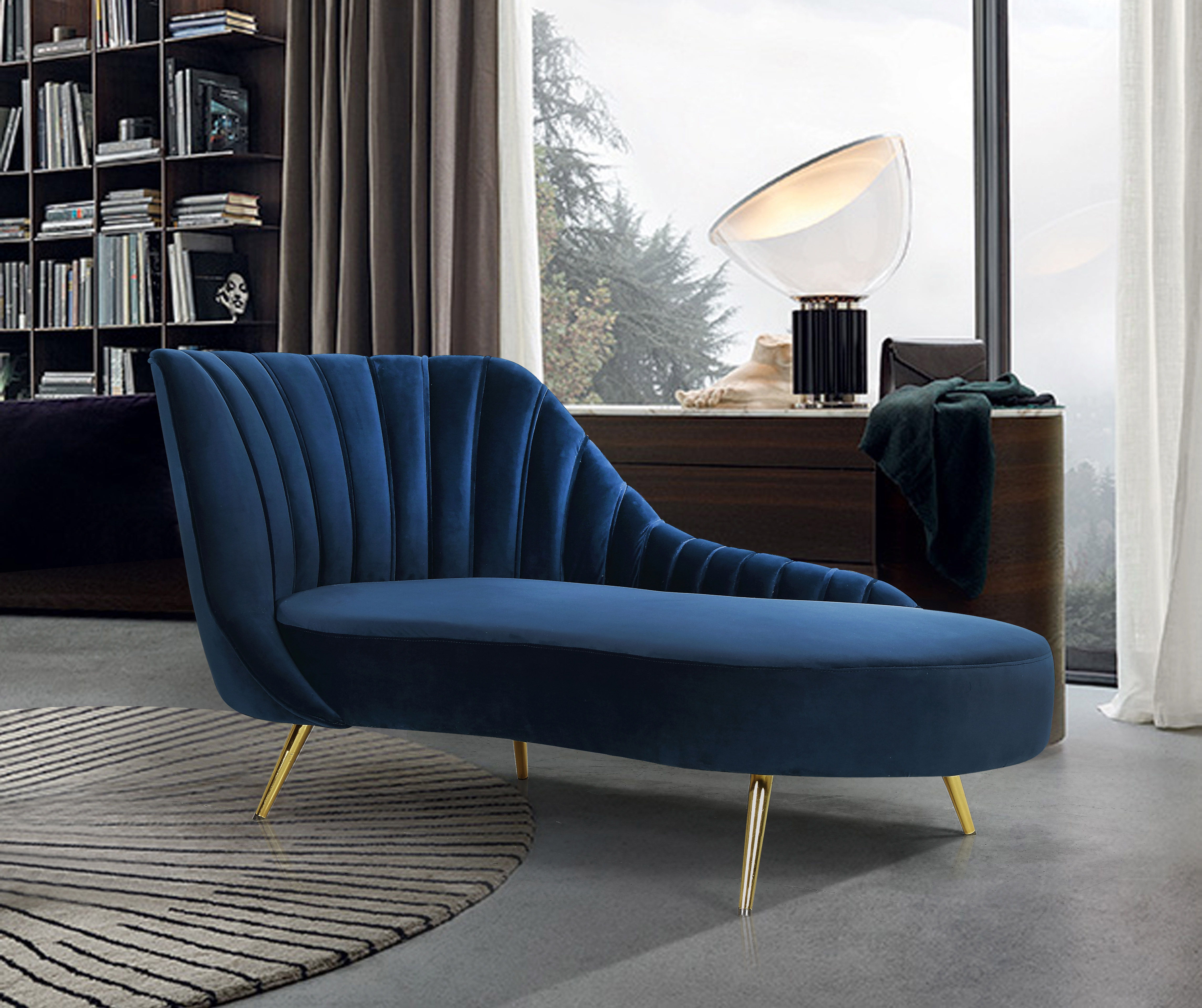 Margo - Chaise - Navy