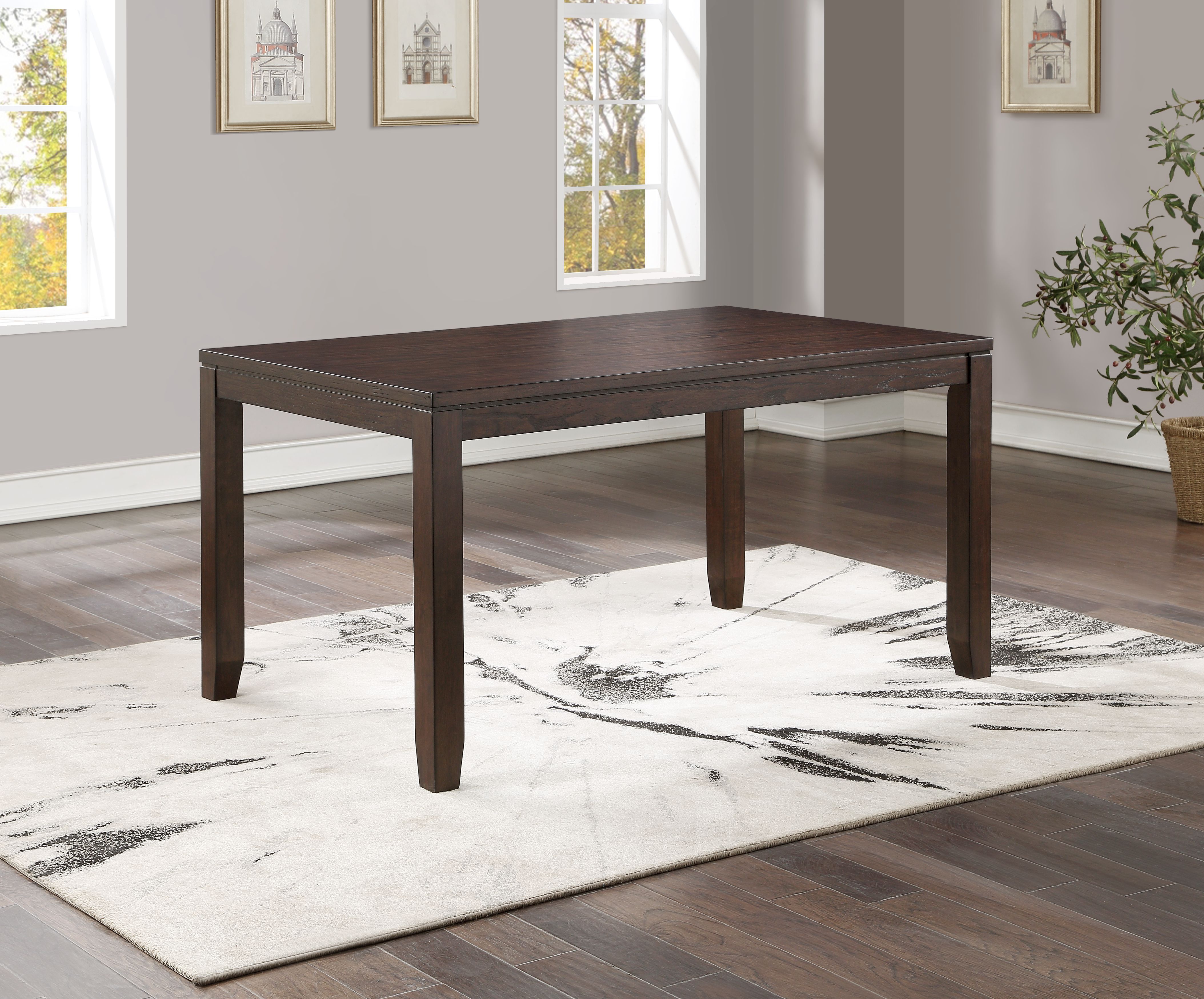 Yorktown - 7 Piece Dining Set - Dark Brown