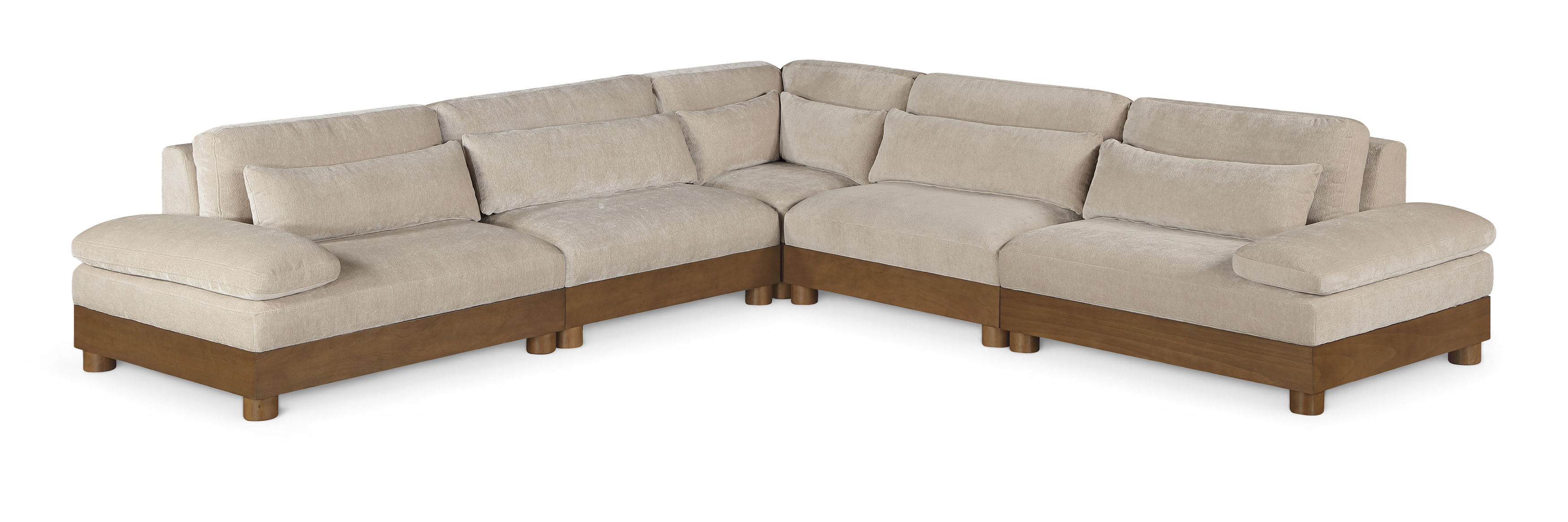 5 Pc · 2 Armless Chairs, Corner Chair, Left Arm Chair, Right Arm Chair