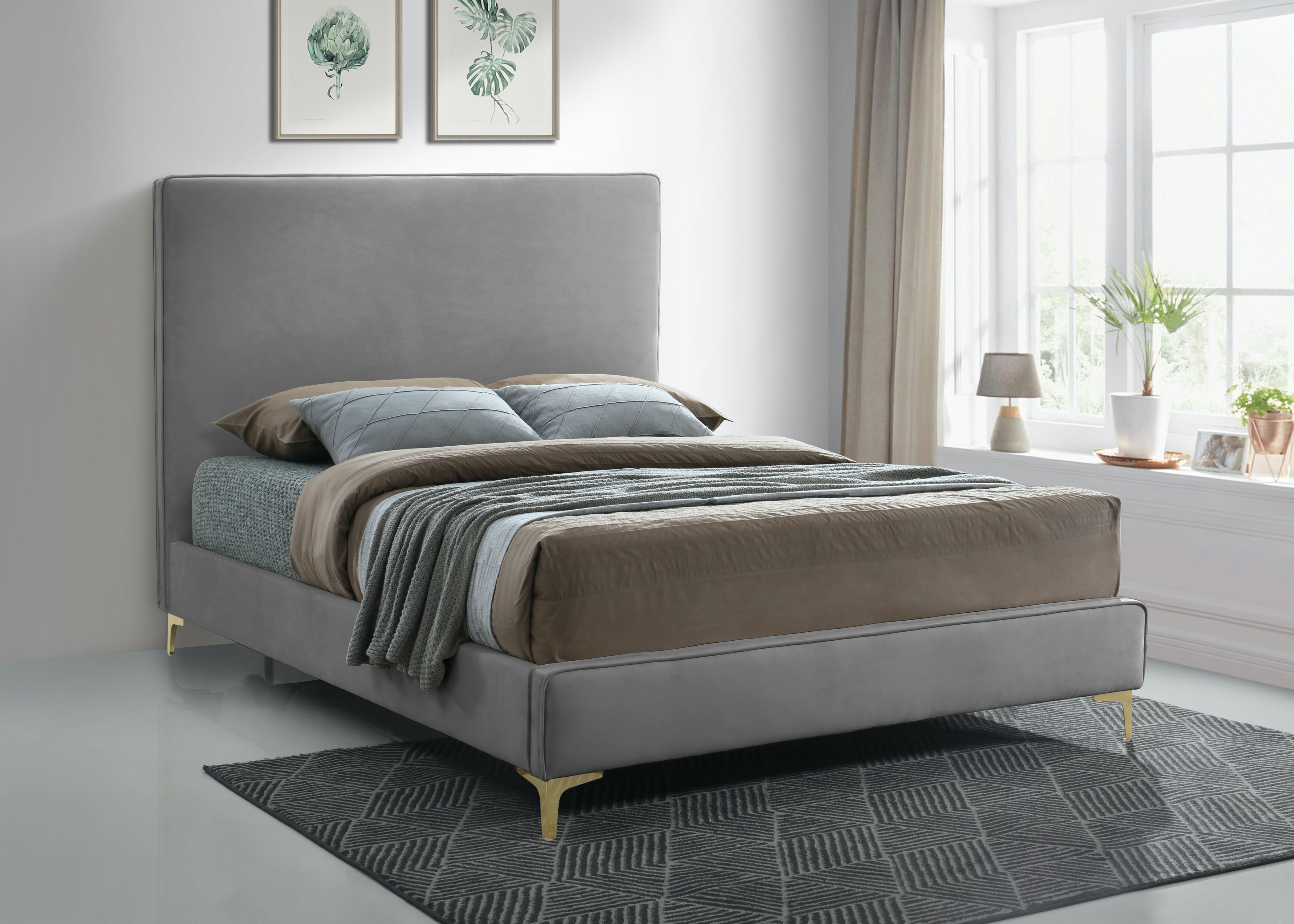 Geri - Full Bed - Gray