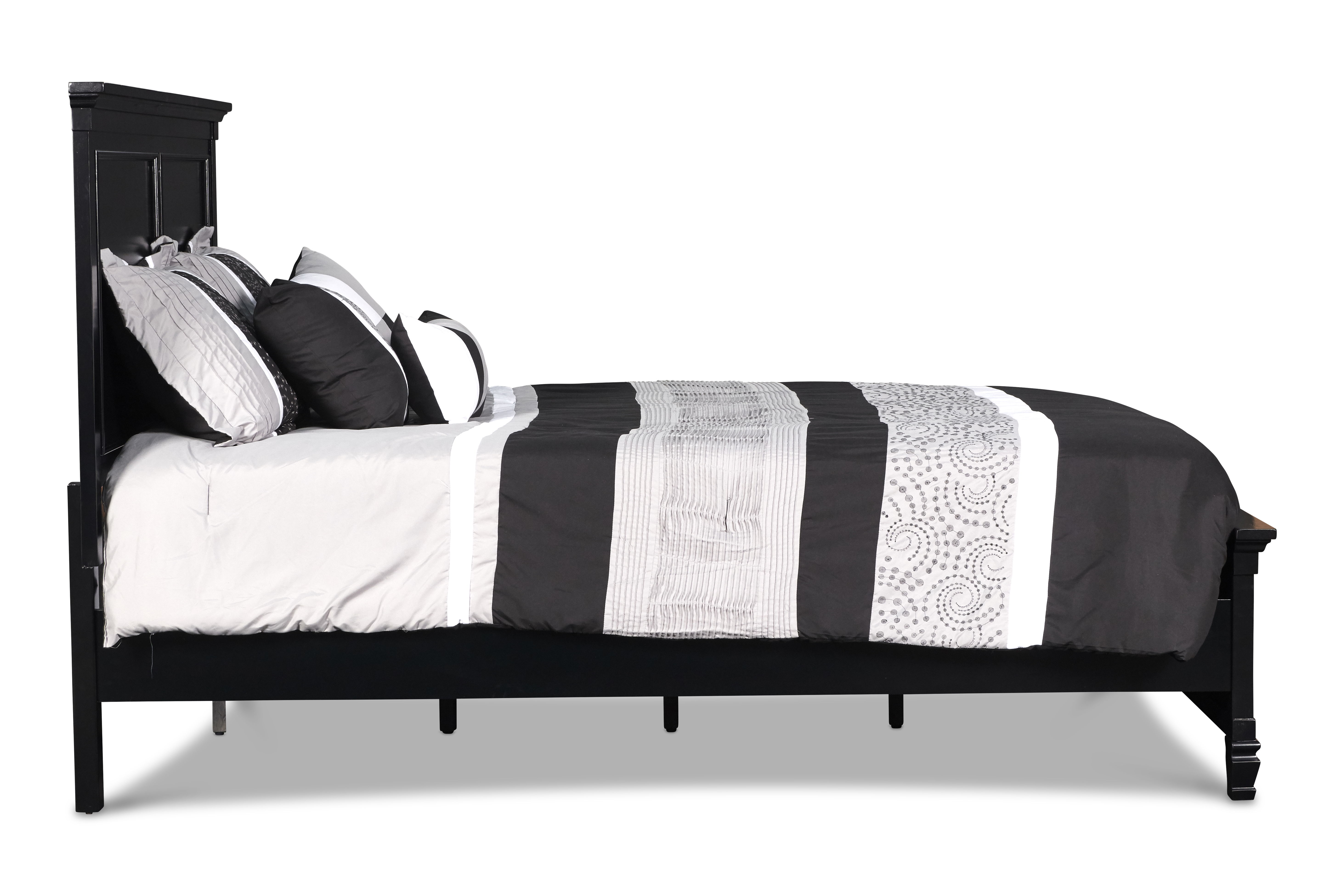 Tamarack - 5/0 Queen Panel Bed - Black