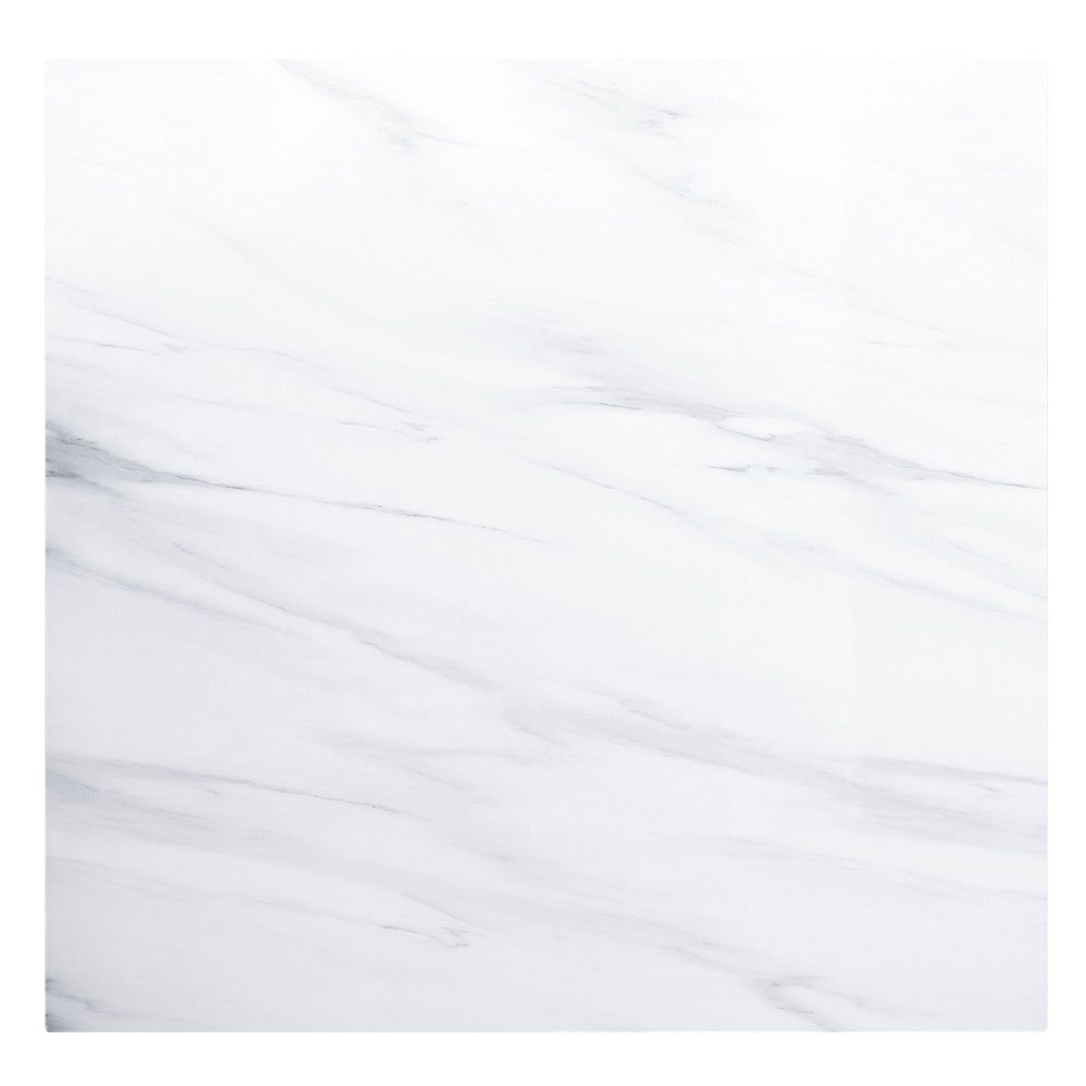 Yabeina - Square Dining Table - Marble Top Top & Gray Oak, white, view 3