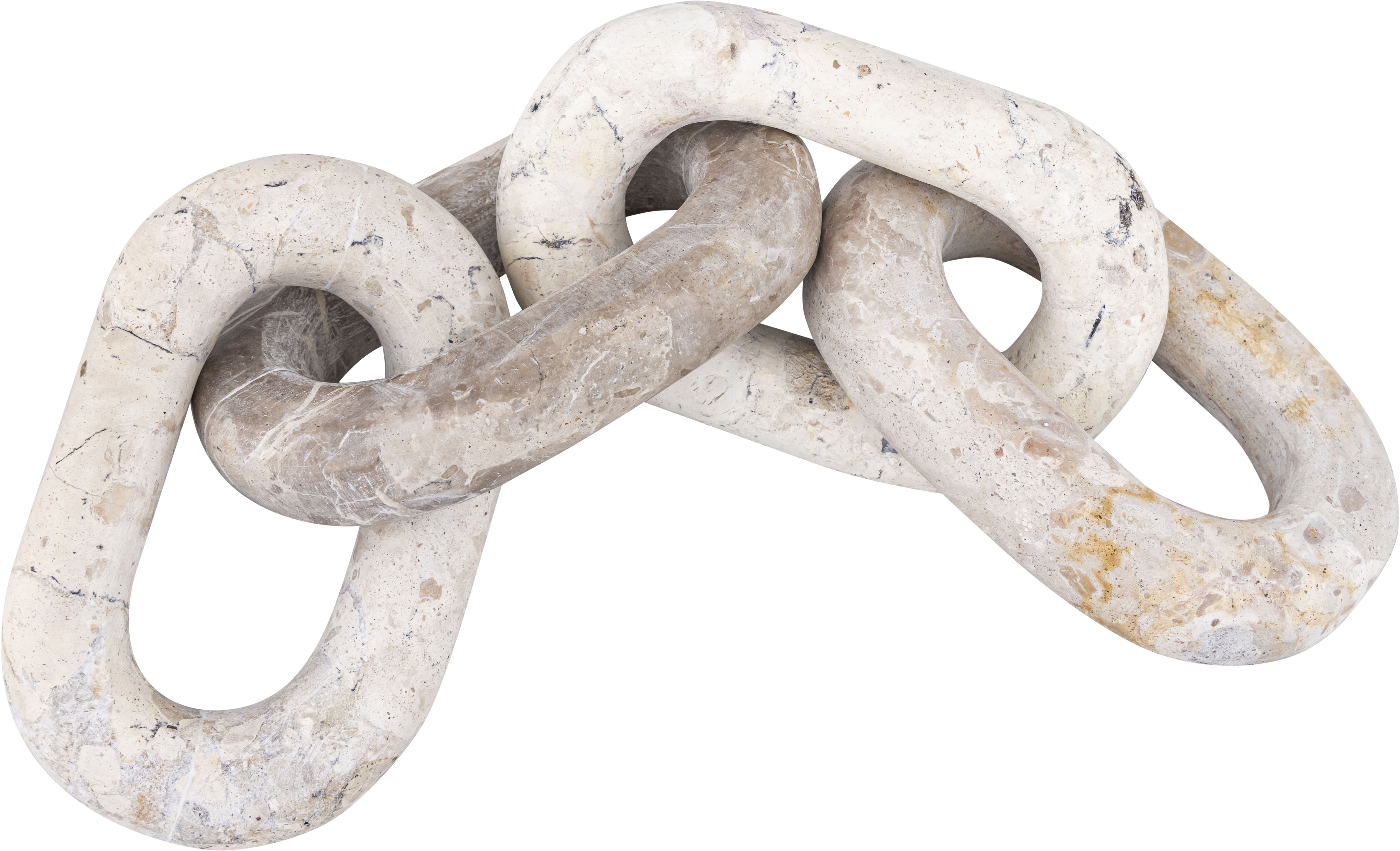 Lynx - Marble Decorative Chain Links - Beige