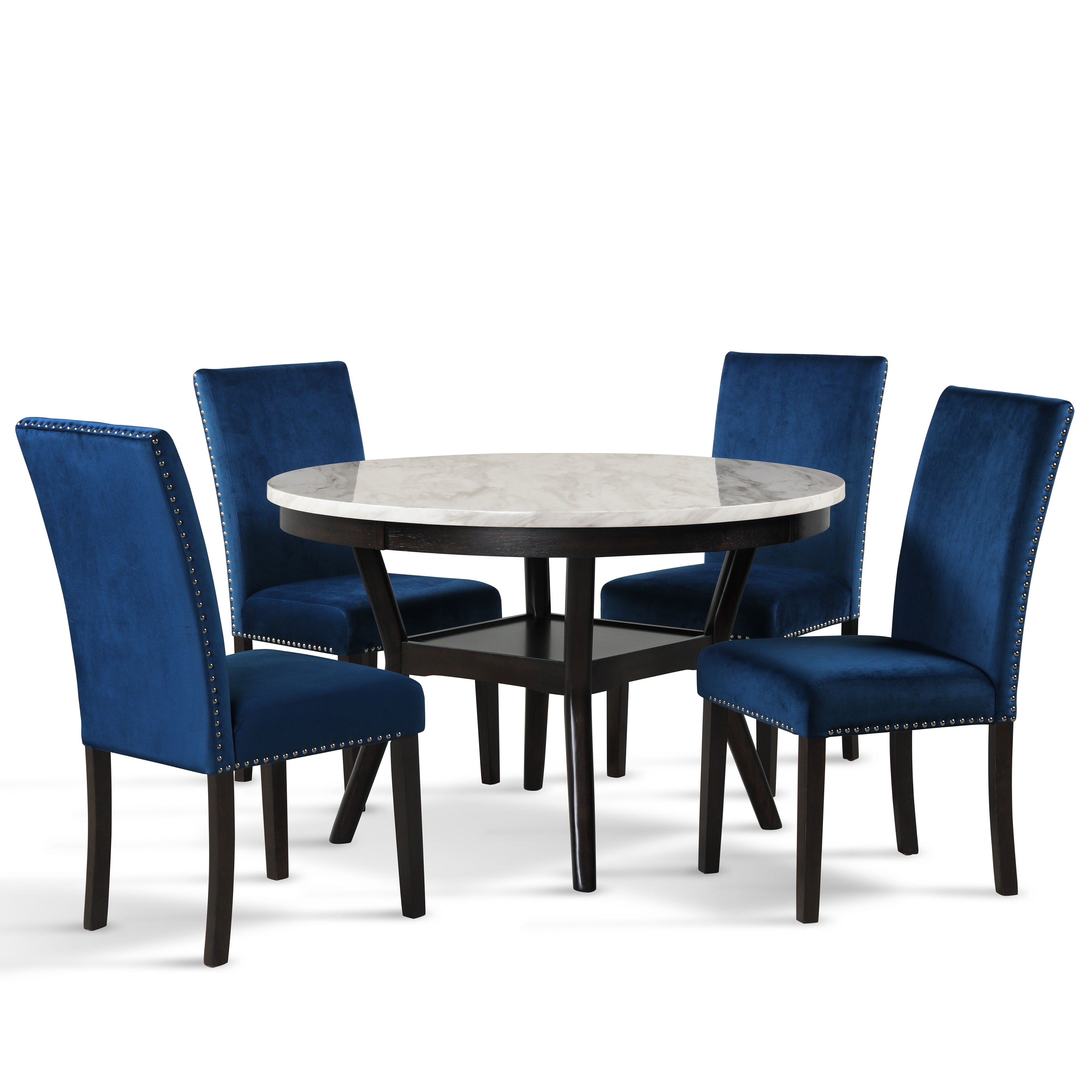 Round Dining Table With 4 Chairs