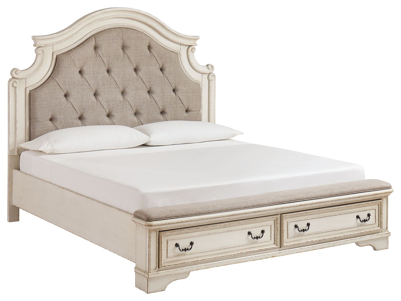 California King Upholstered Bed