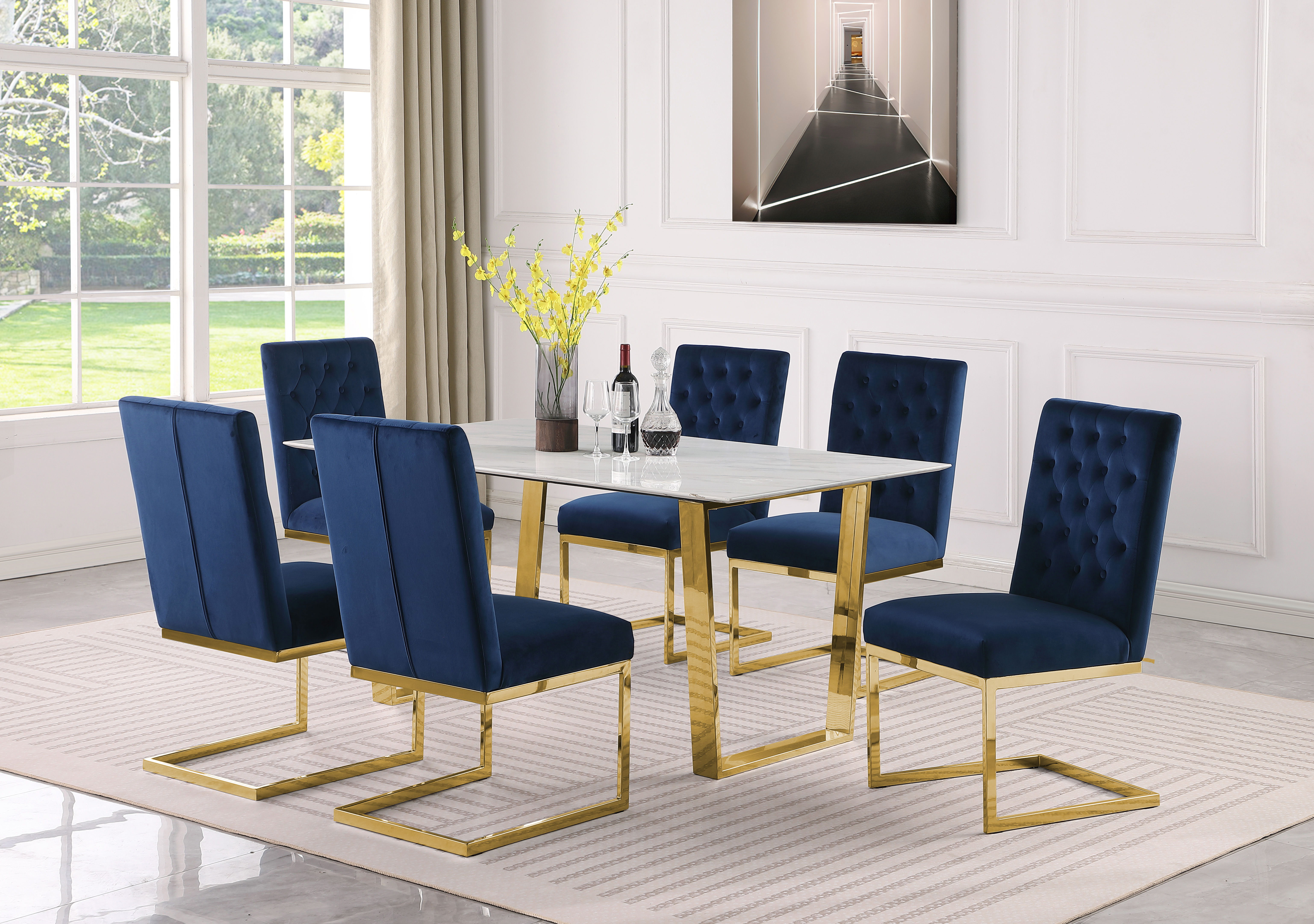 Cameron - Dining Table - White