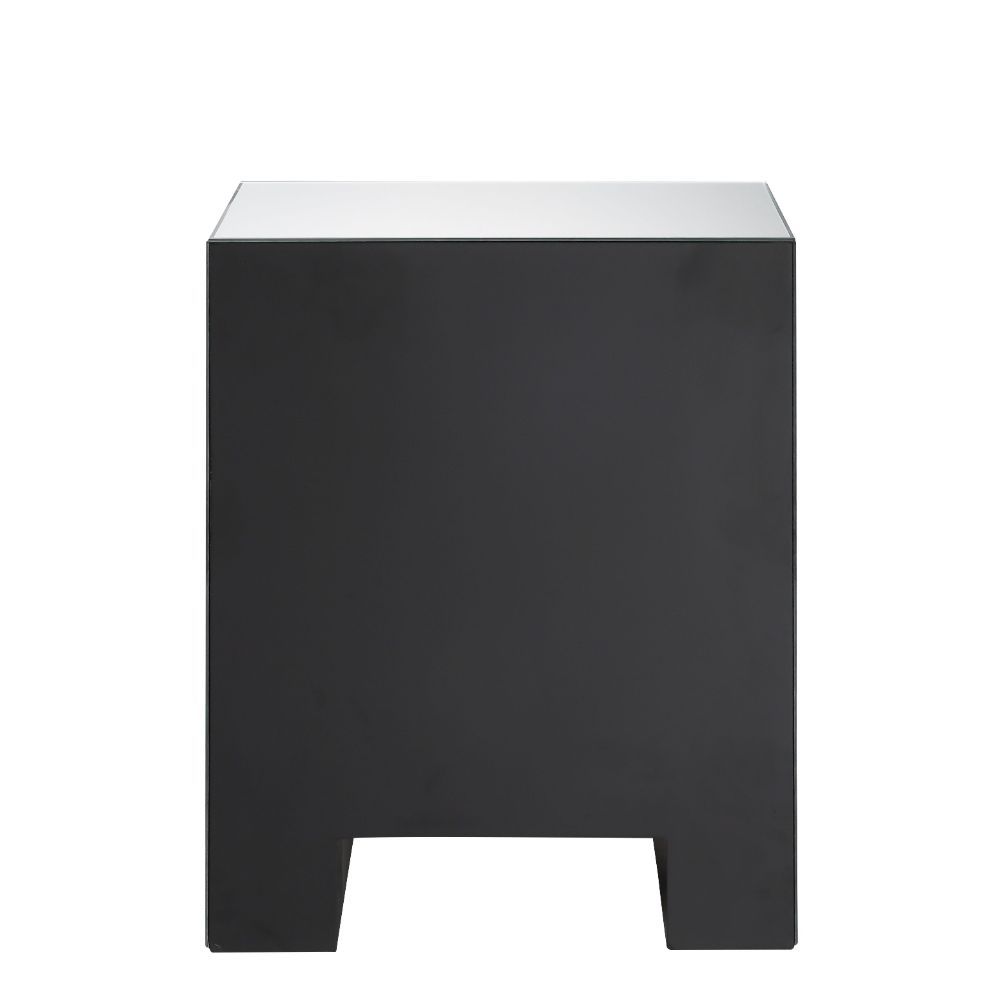 Sonia - Accent Table - Mirrored & Faux Agate Stone, silver, view 6