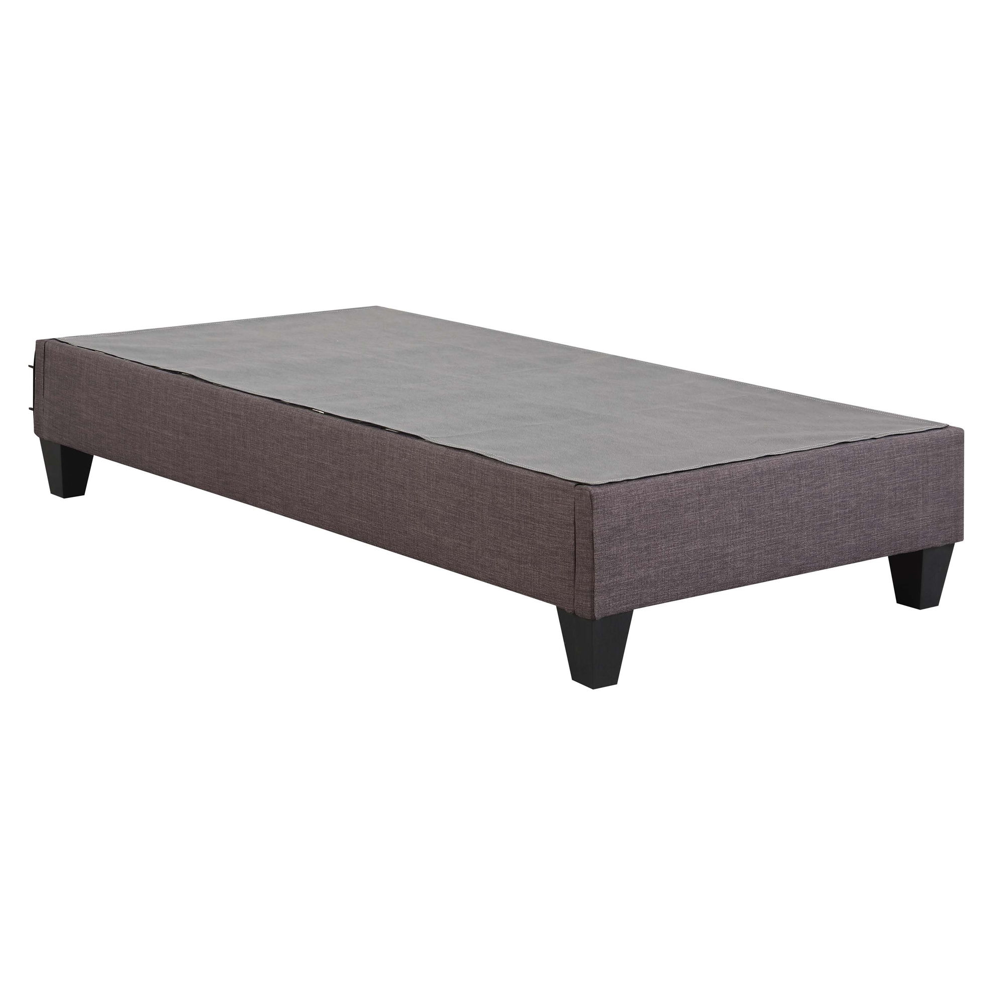 Abby - Twin Platform Bed - Charcoal