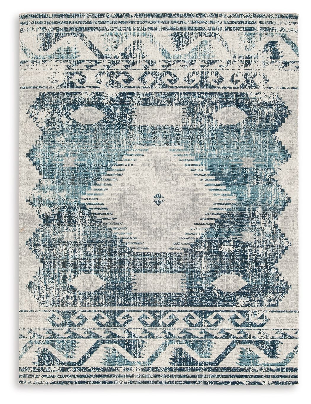 Daddridge - 8' x 10' Rug - Blue / Gray / Ivory