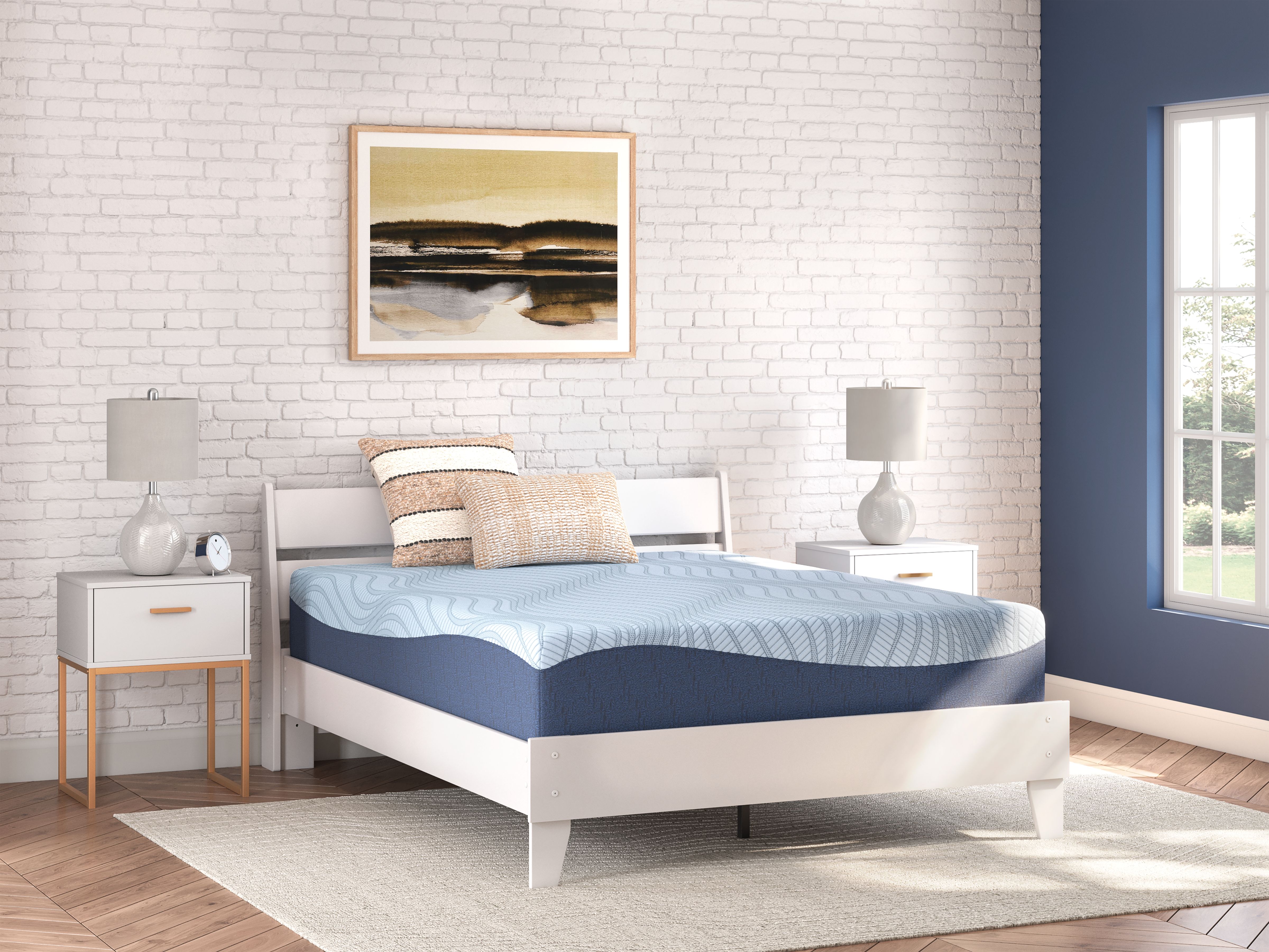 Ashley Furniture Peak 2.0 12 Memory Foam - Full Mattress - White - Image 2