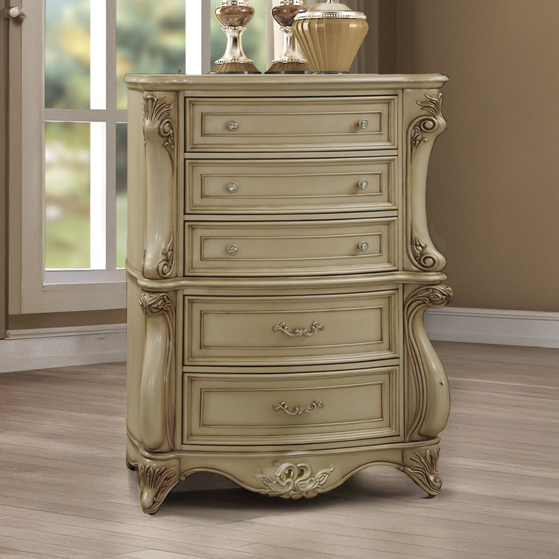 Monique - Chest - Champagne, beige, view 8