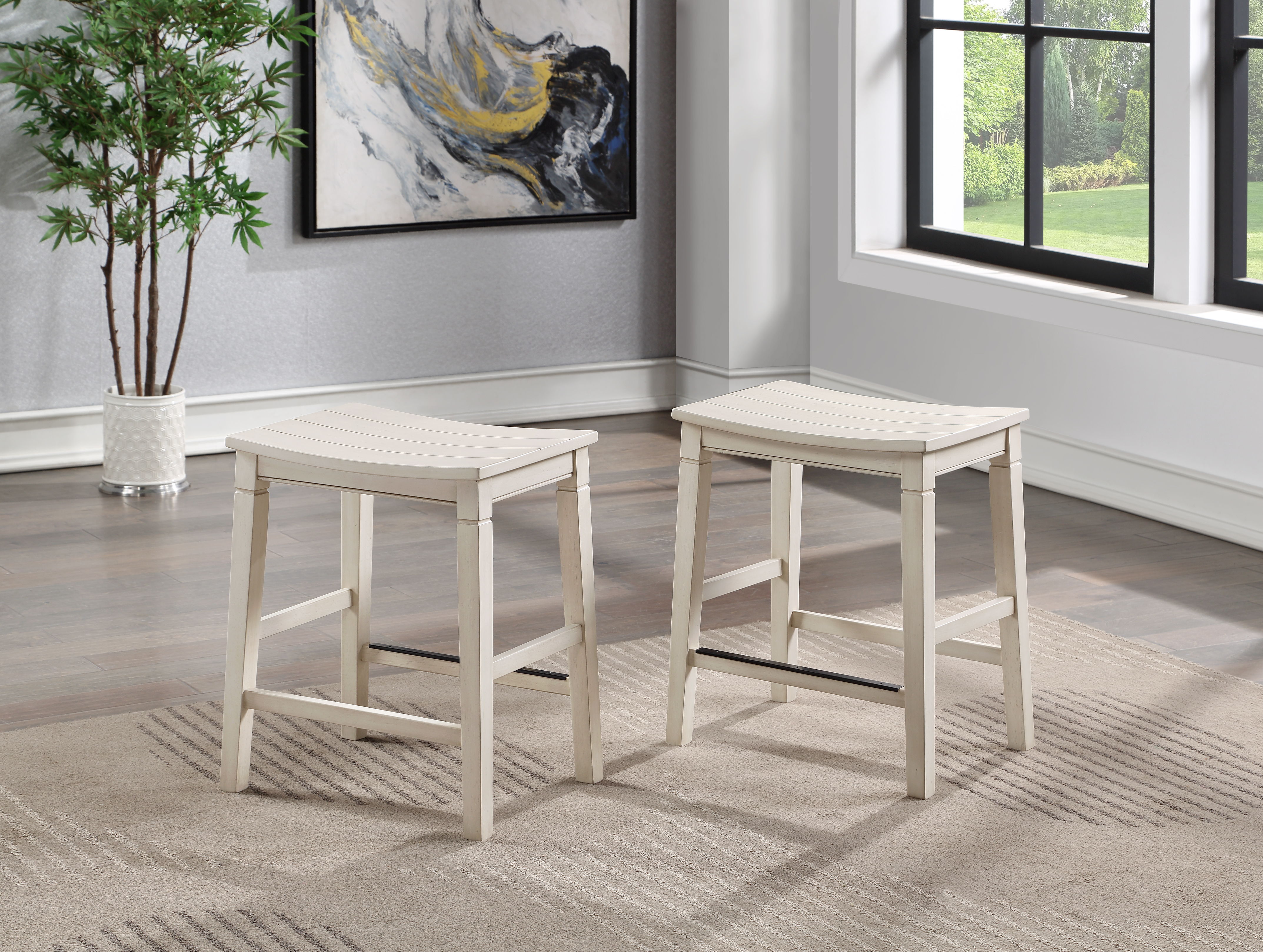 Westlake - 5 Piece Counter Set - White