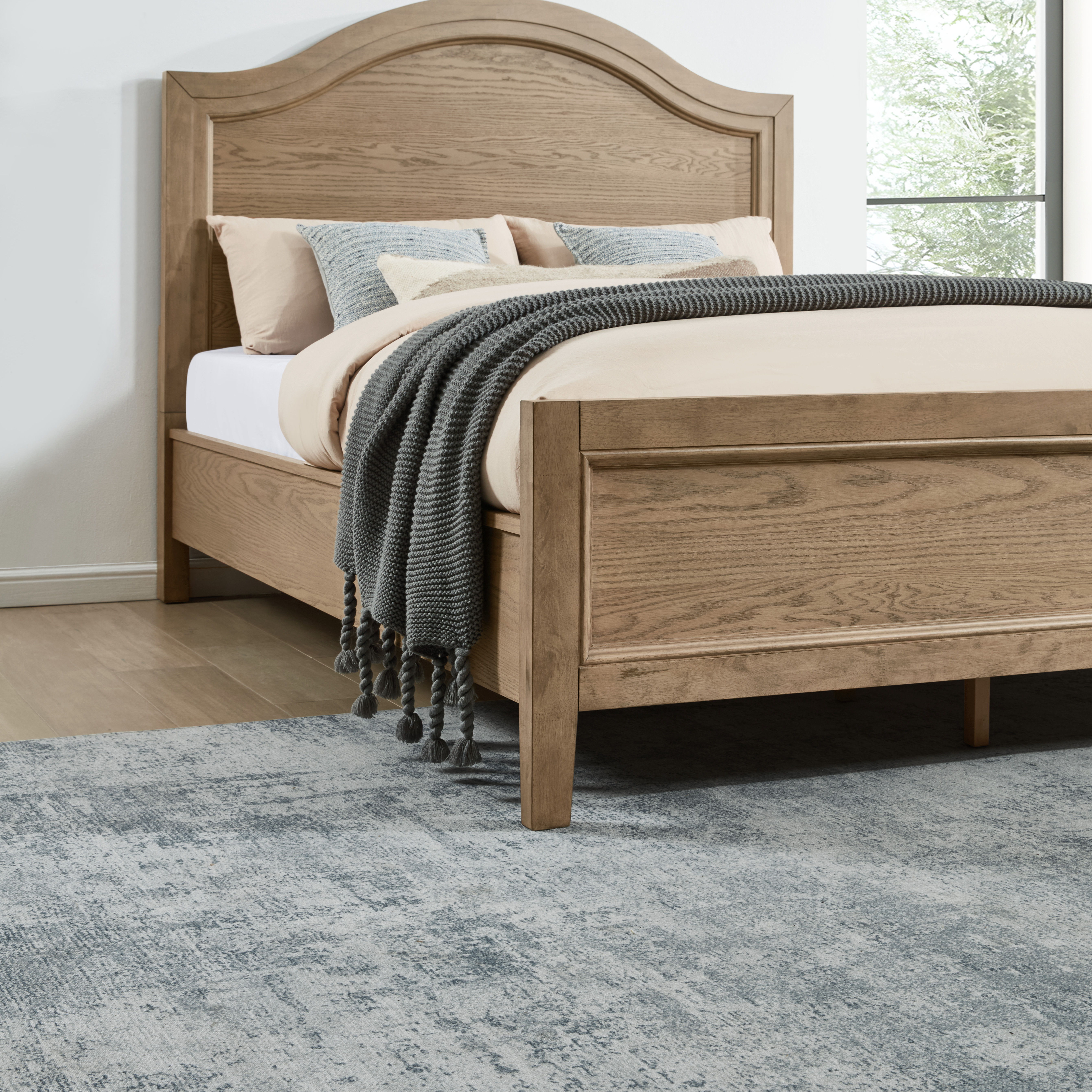 Arlington - King Panel Bed - Dark Brown, dark brown, view 6