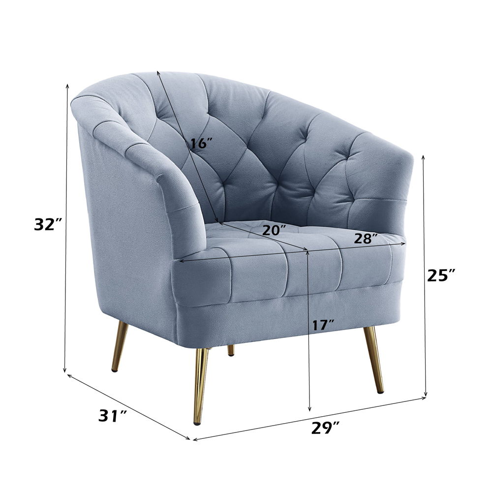 Bayram - Chair - Light Gray Velvet, light gray, view 7