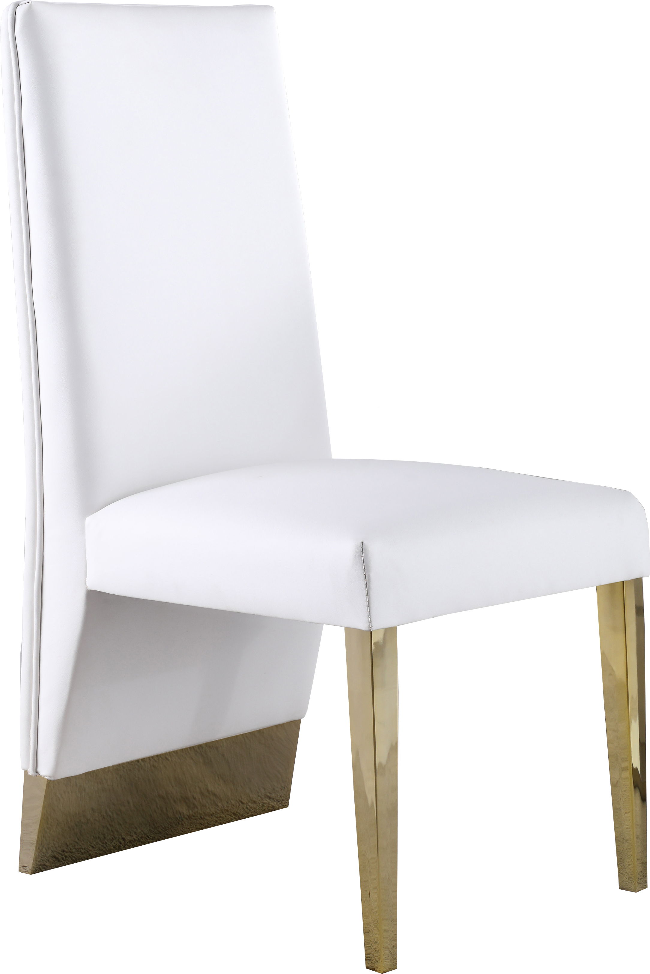 Porsha - Dining Chair (Set of 2) - White - Faux Leather