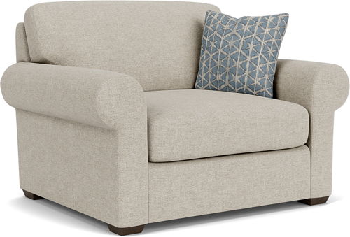 Randall - Fabric Chair, white