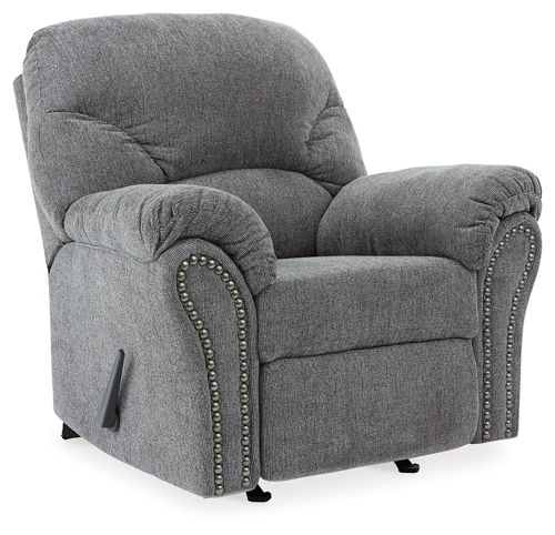 Allmaxx - Rocker Recliner - Pewter, gray