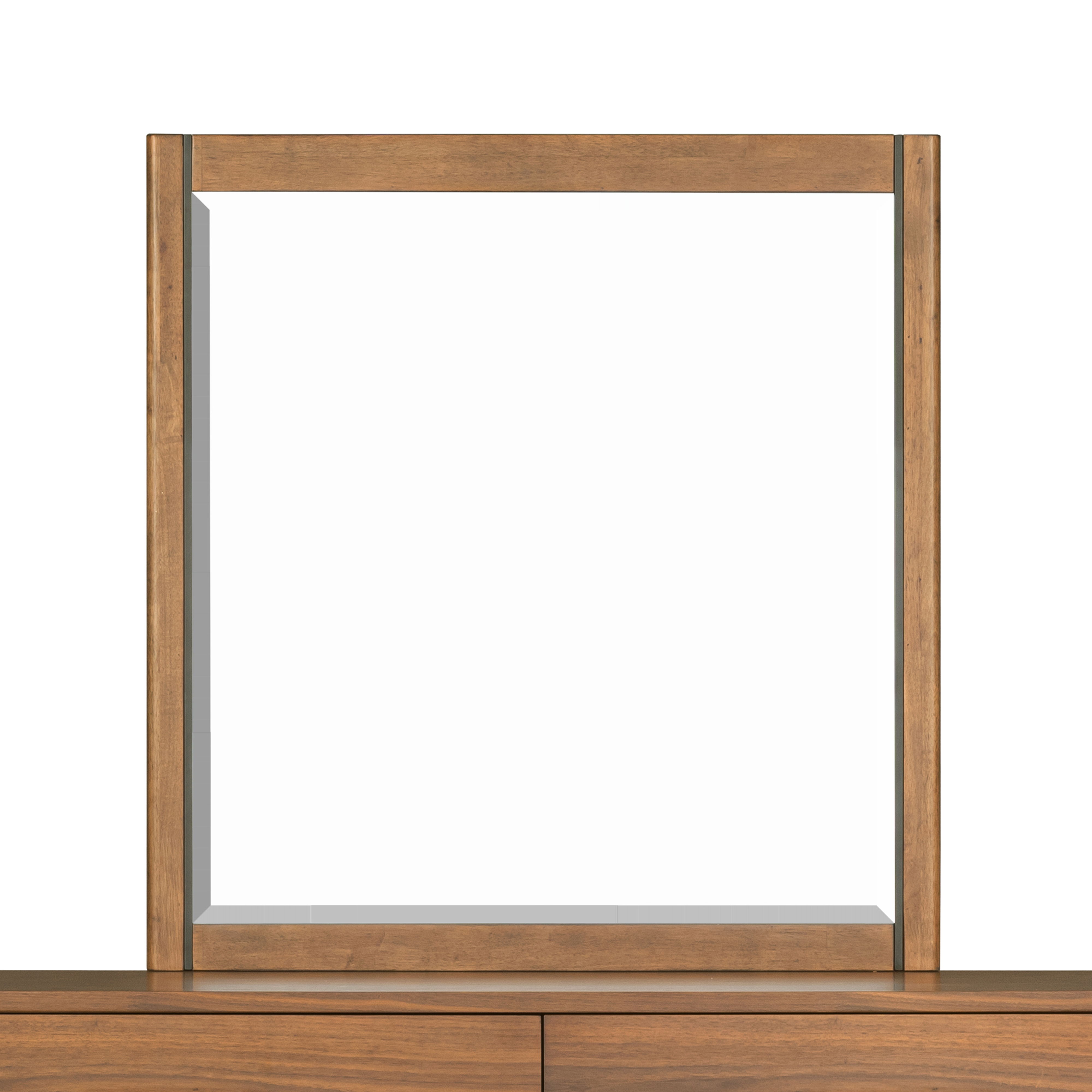 Lincoln - Mirror - Warm Walnut, light brown, view 2