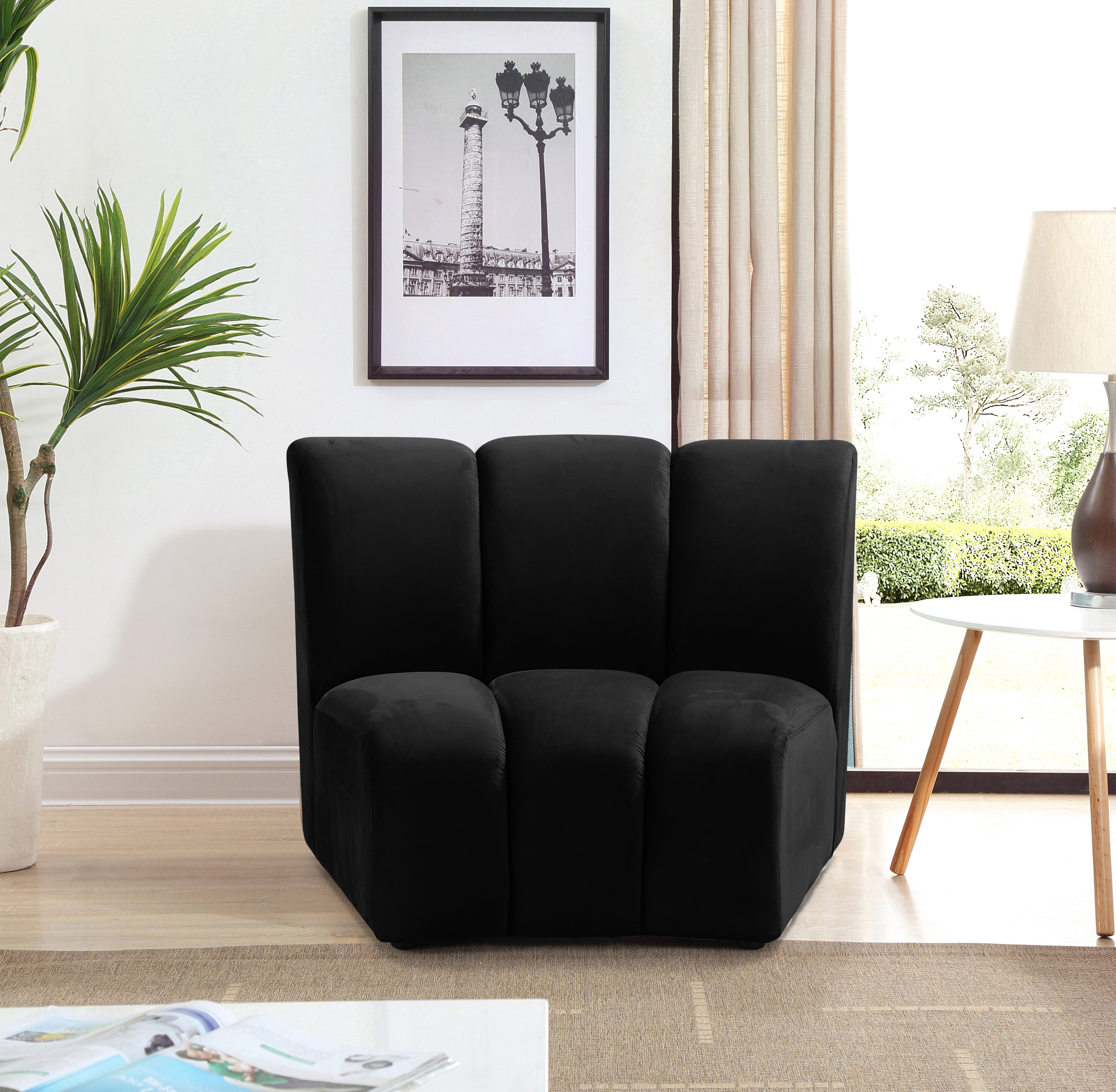 Infinity - Fabric Modular Chair - Black