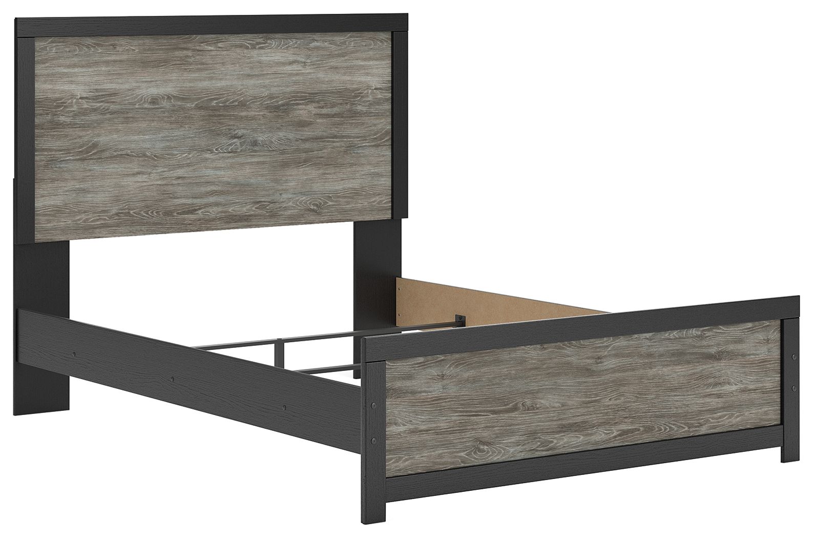 Broachmyn - Queen Panel Bed - Black / Gray