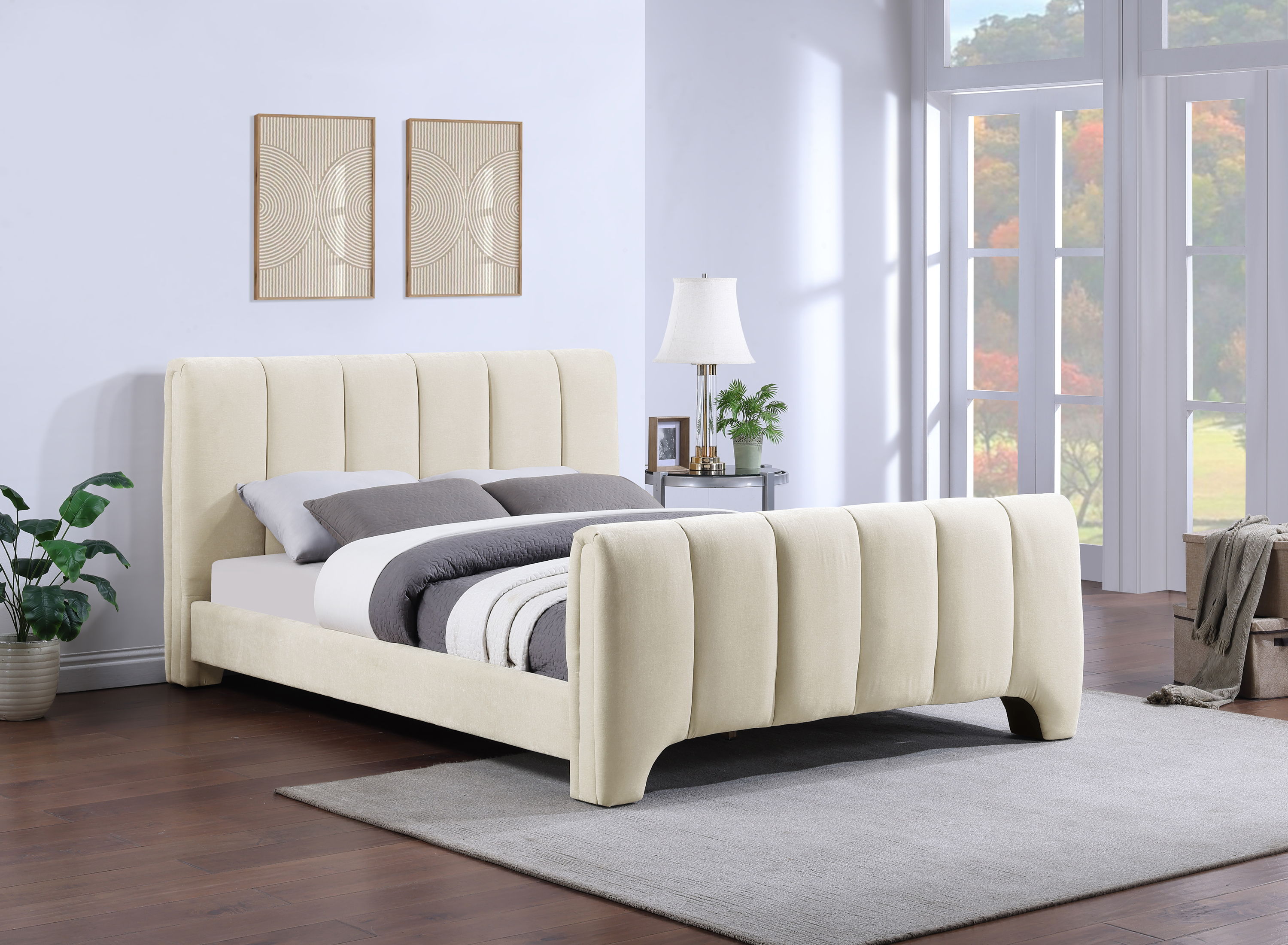 Camila - Full Bed - Beige