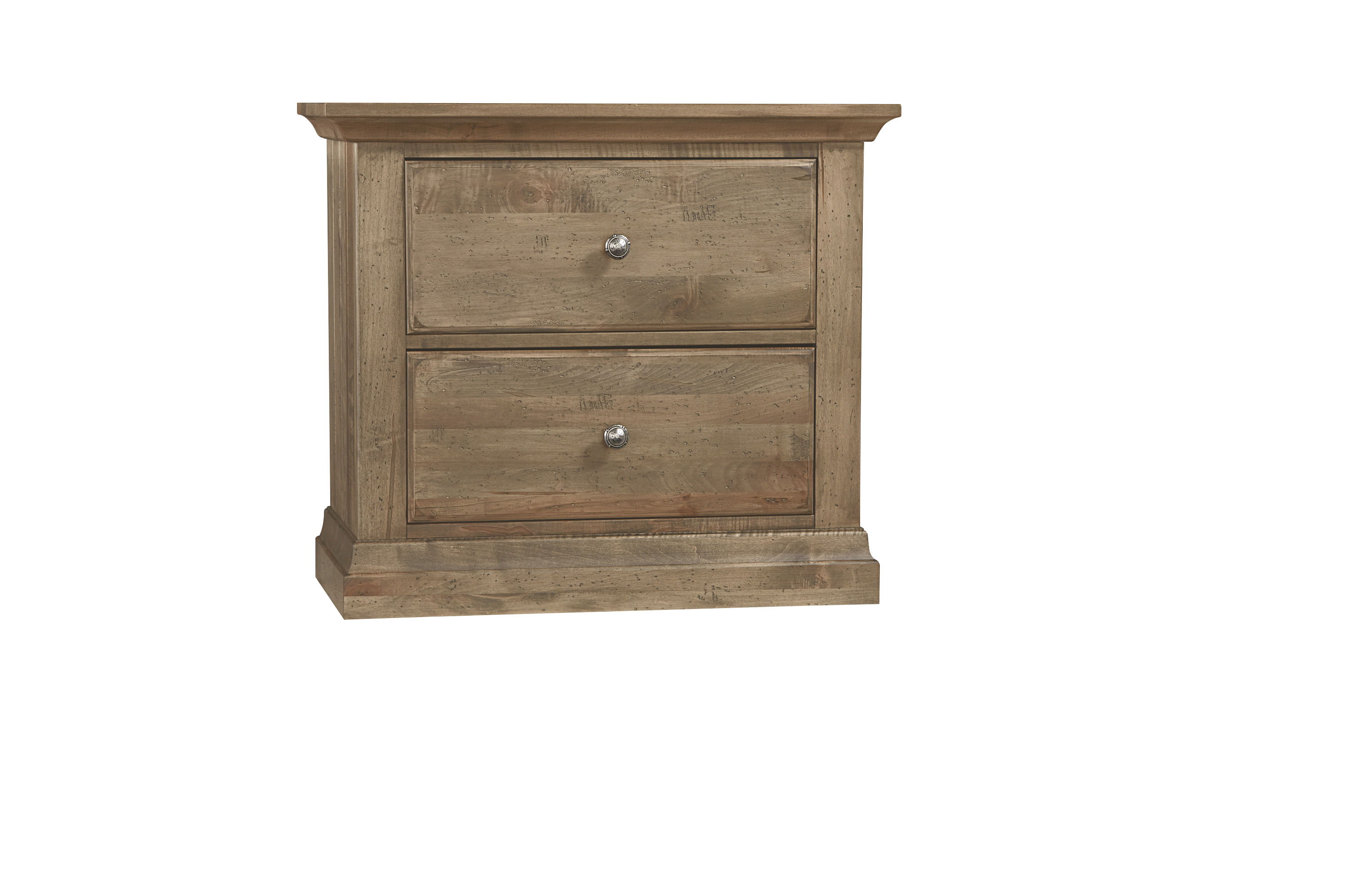 Vaughan-Bassett Carlisle - 2-Drawers Nightstand - Warm Natural