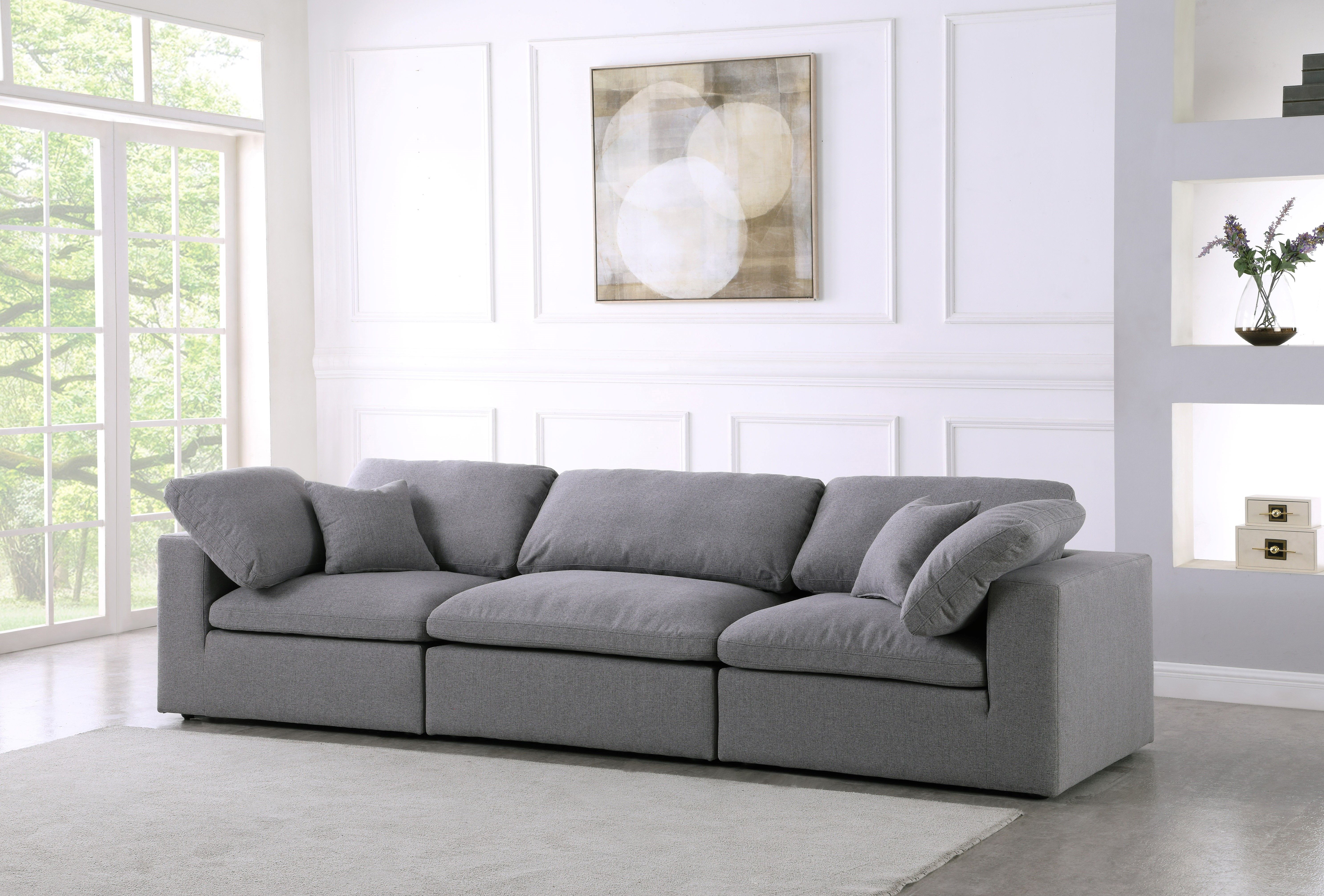 Serene - 3 Piece Modular Sofa - Gray
