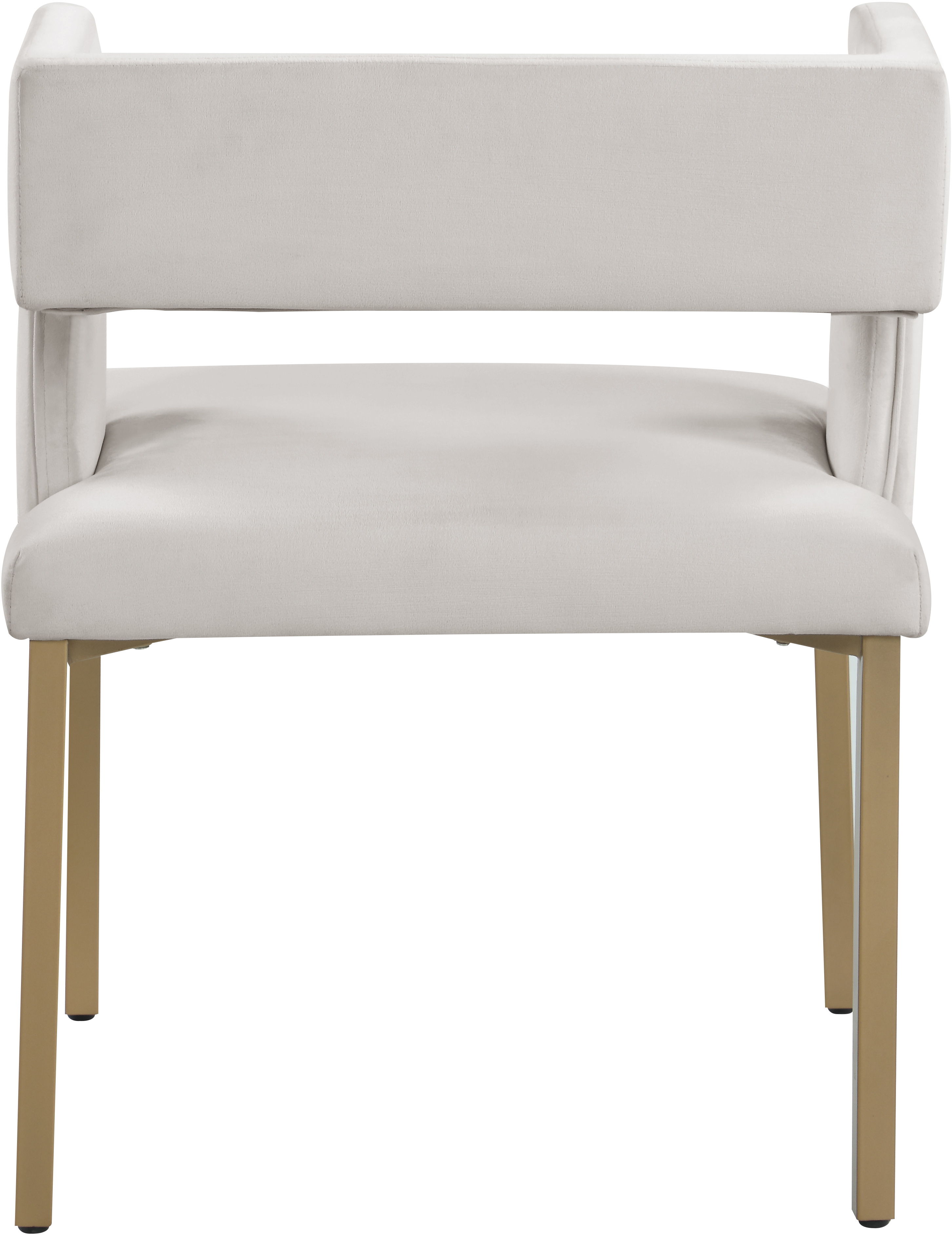 Caleb - Fabric Dining Chair (Set of 2) - Cream