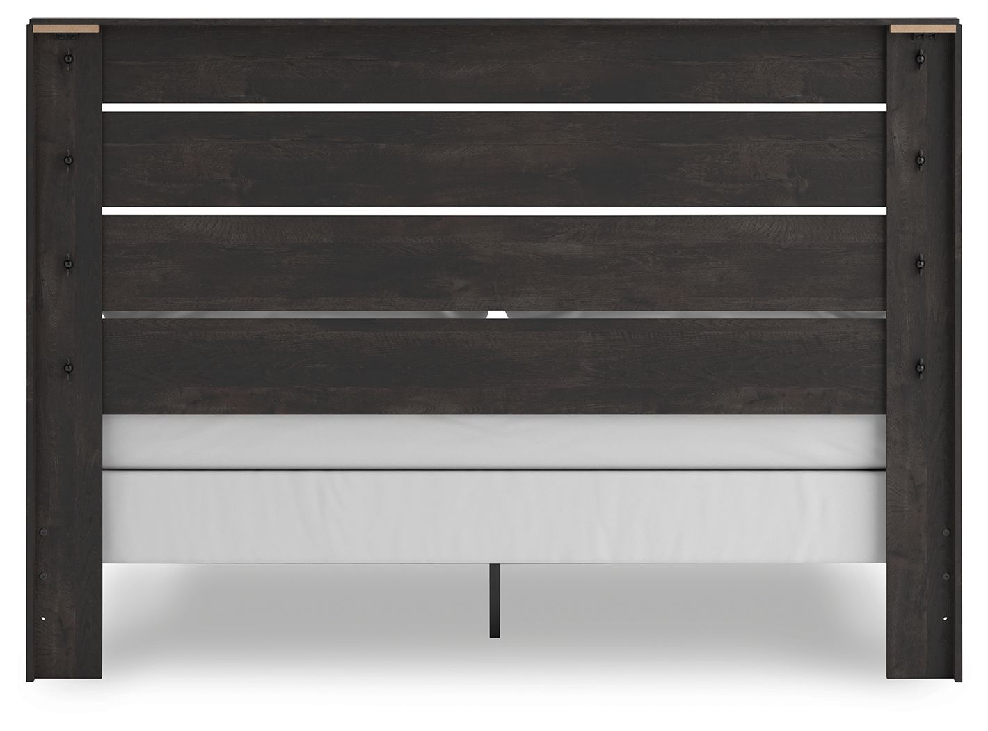 Ashley Furniture Hollivern - King Panel Bed - Dark Gray - Image 7