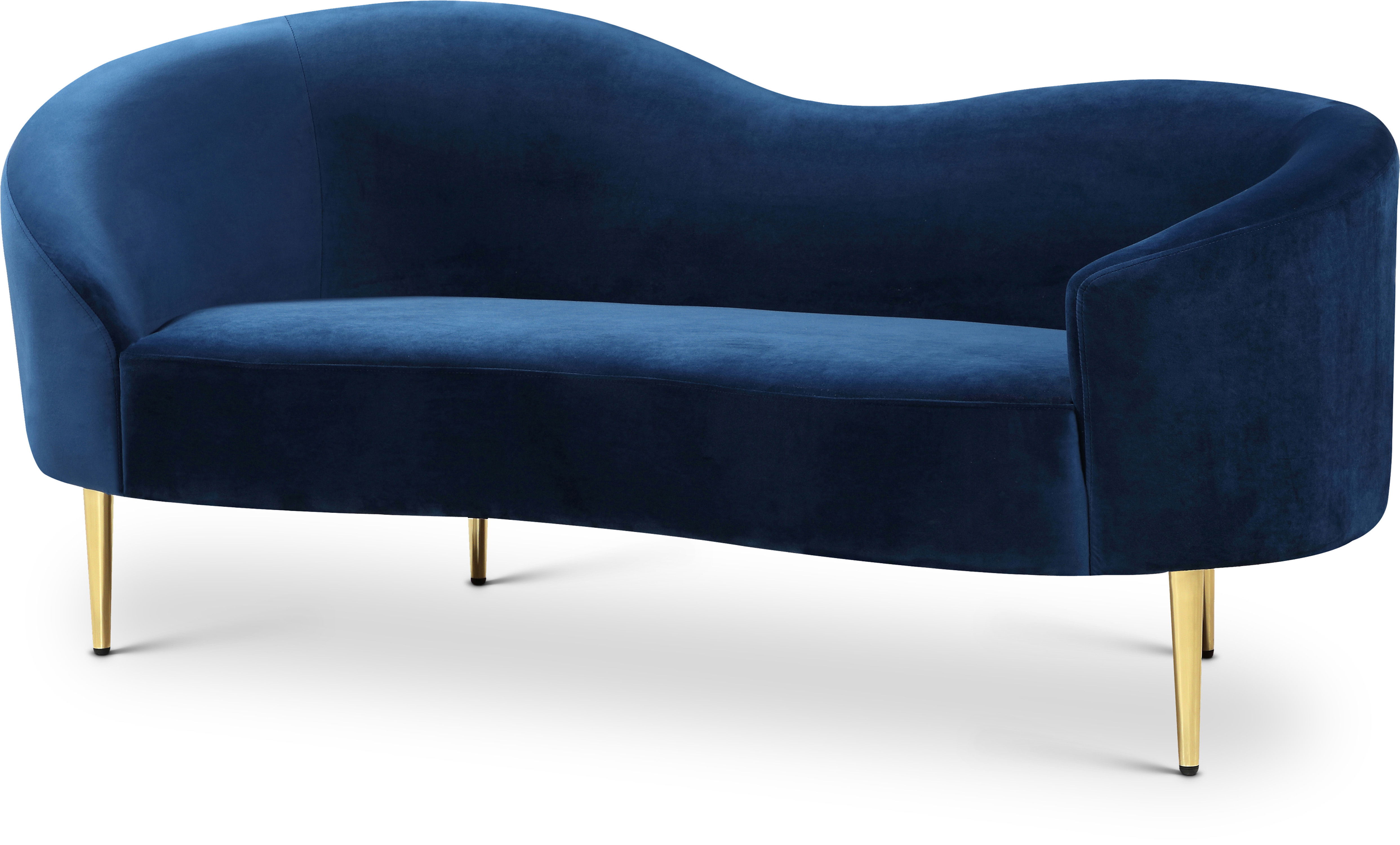 Ritz - Loveseat - Navy