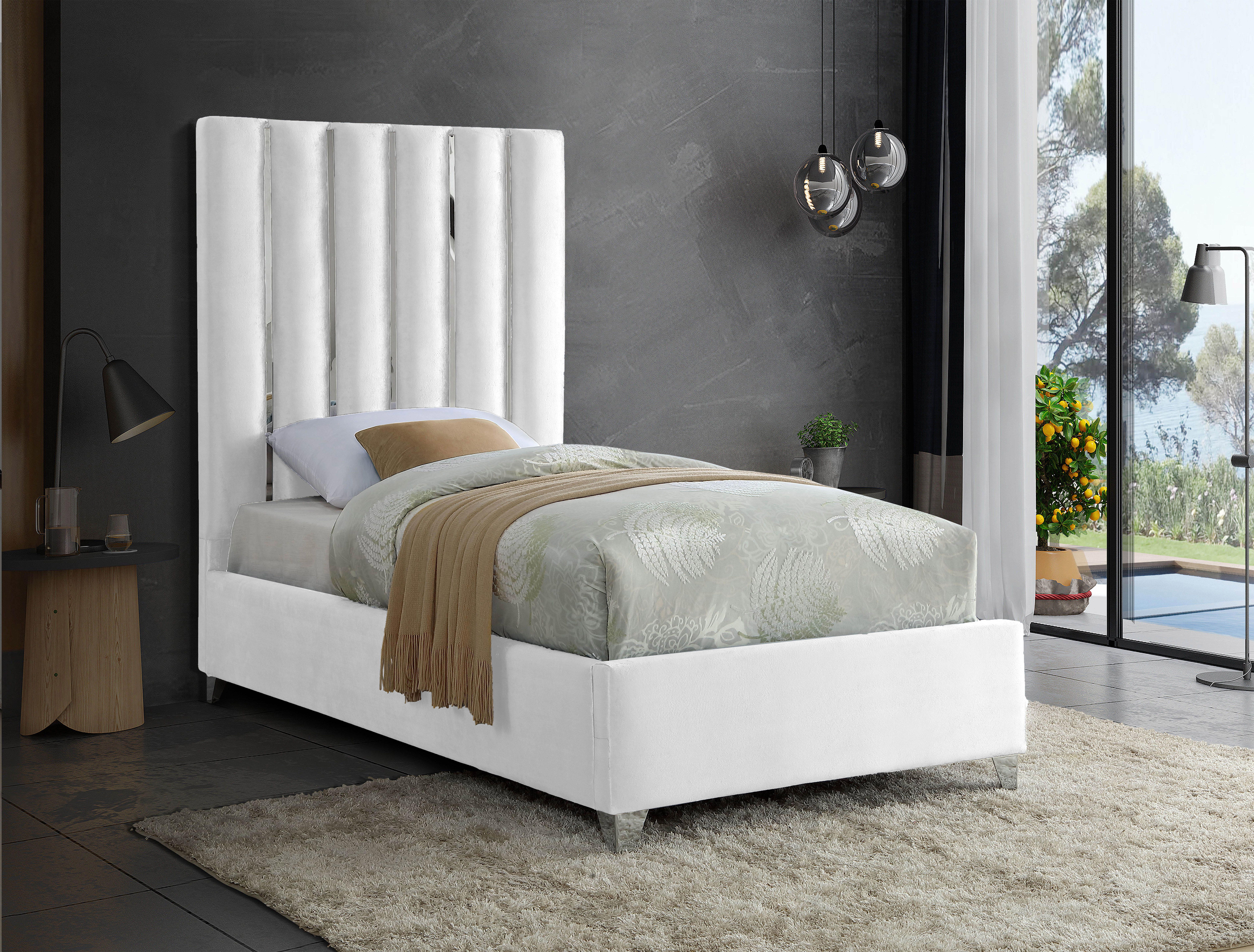 Enzo - Twin Bed - White