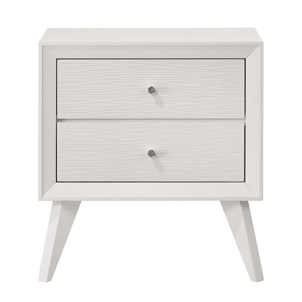 Cerys - Nightstand - White, white, view 6