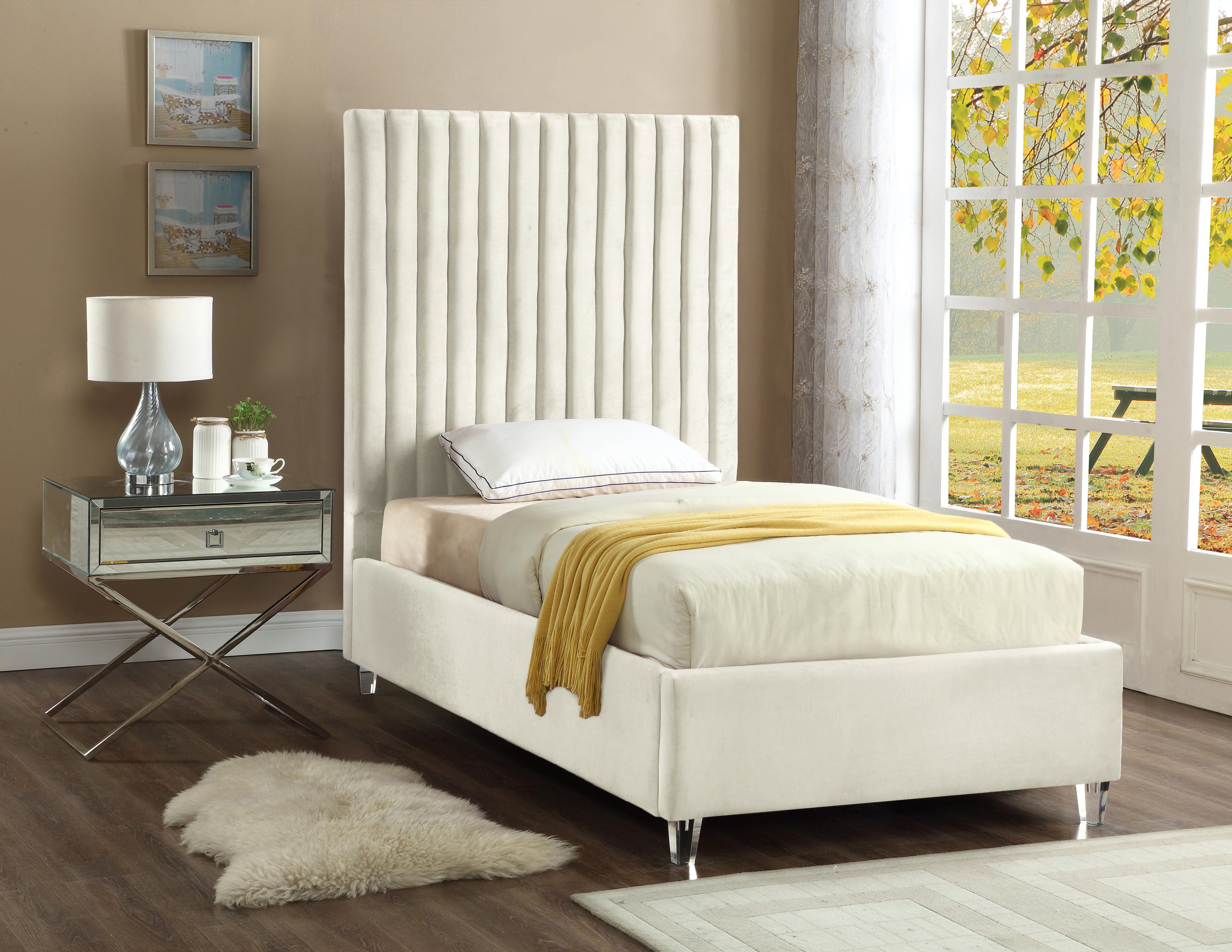 Candace - Twin Bed - Cream