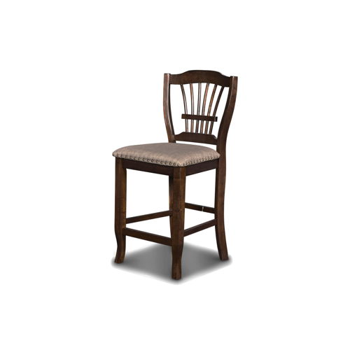 Bixby - Counter Chair (Set of 2) - Espresso, dark brown