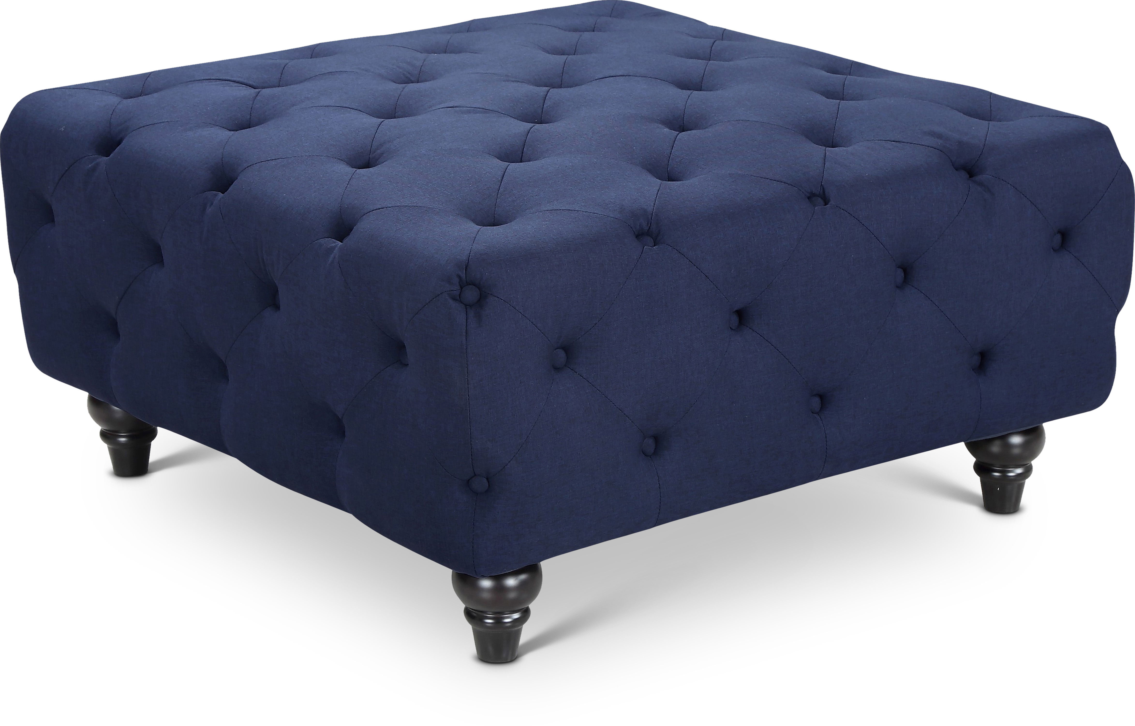Chesterfield - Ottoman - Navy