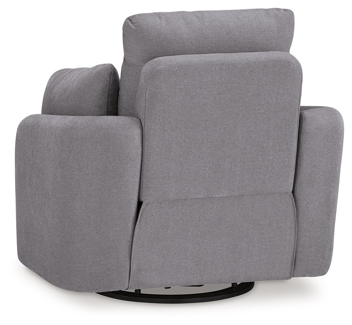 Ashley Furniture Modmax - Swivel Glider Recliner - Granite - Image 7