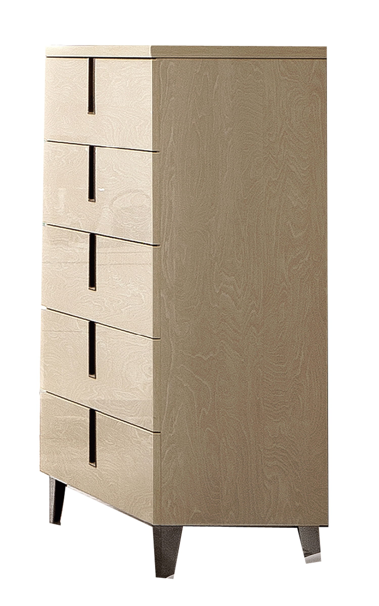 Ambra - 5 Drawer Chest - Beige
