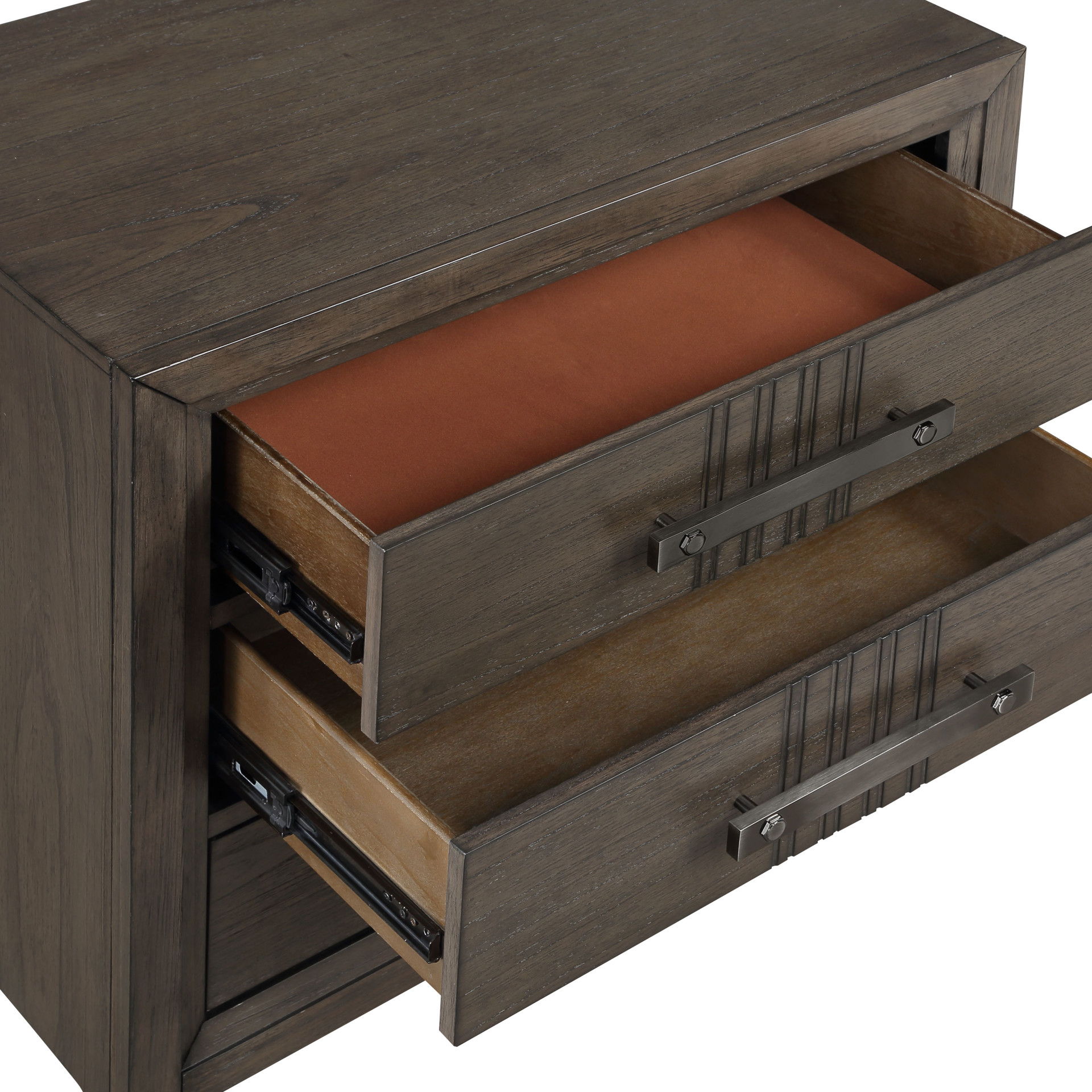 Landon - Nightstand - Walnut, dark brown, view 6