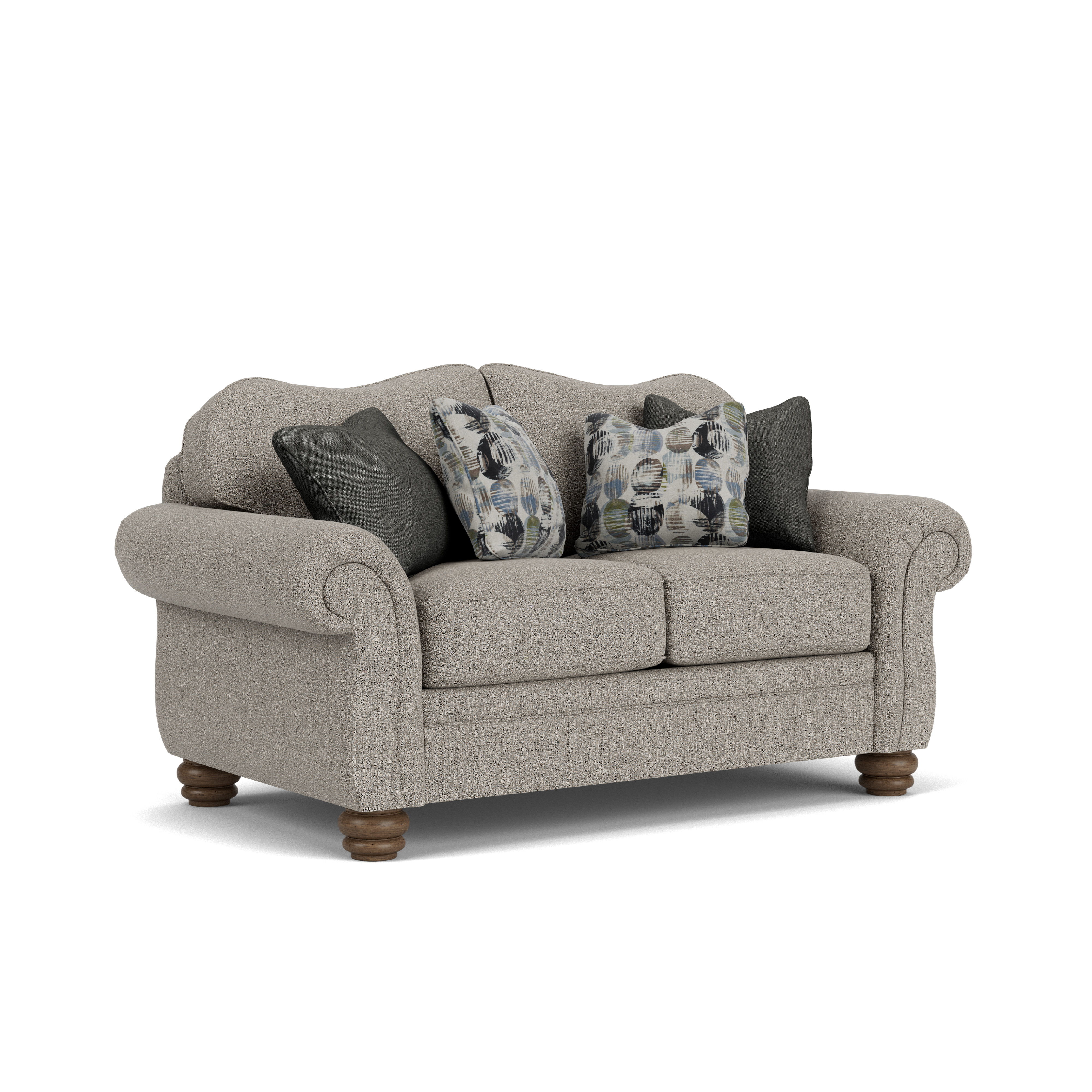Bexley - Fabric Loveseat, beige, view 2