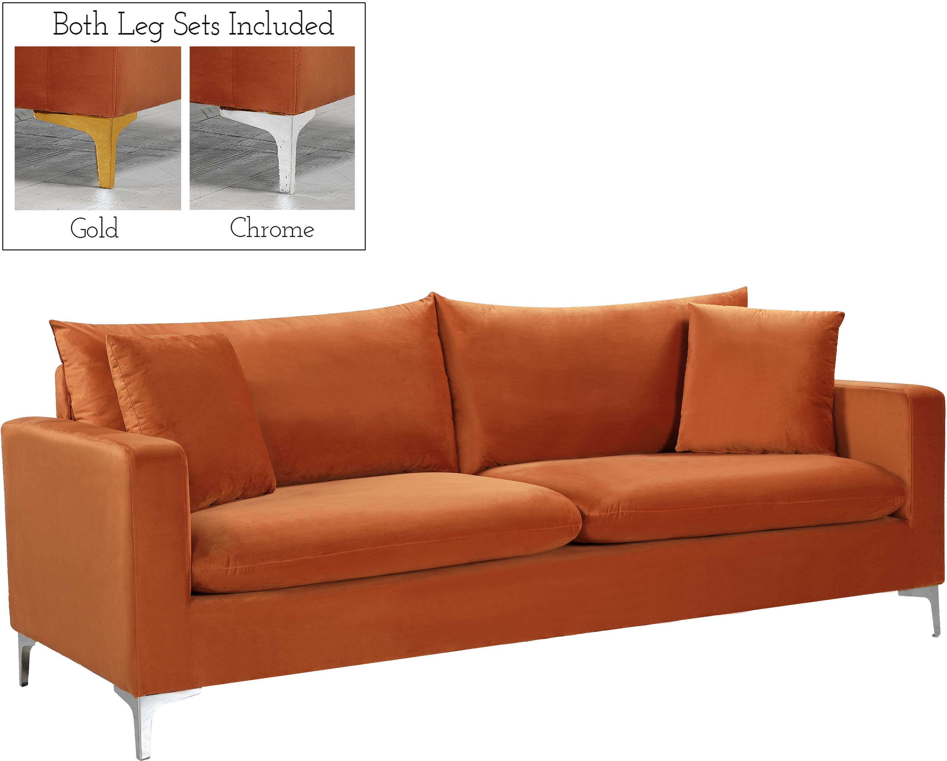 Naomi - Sofa - Cognac