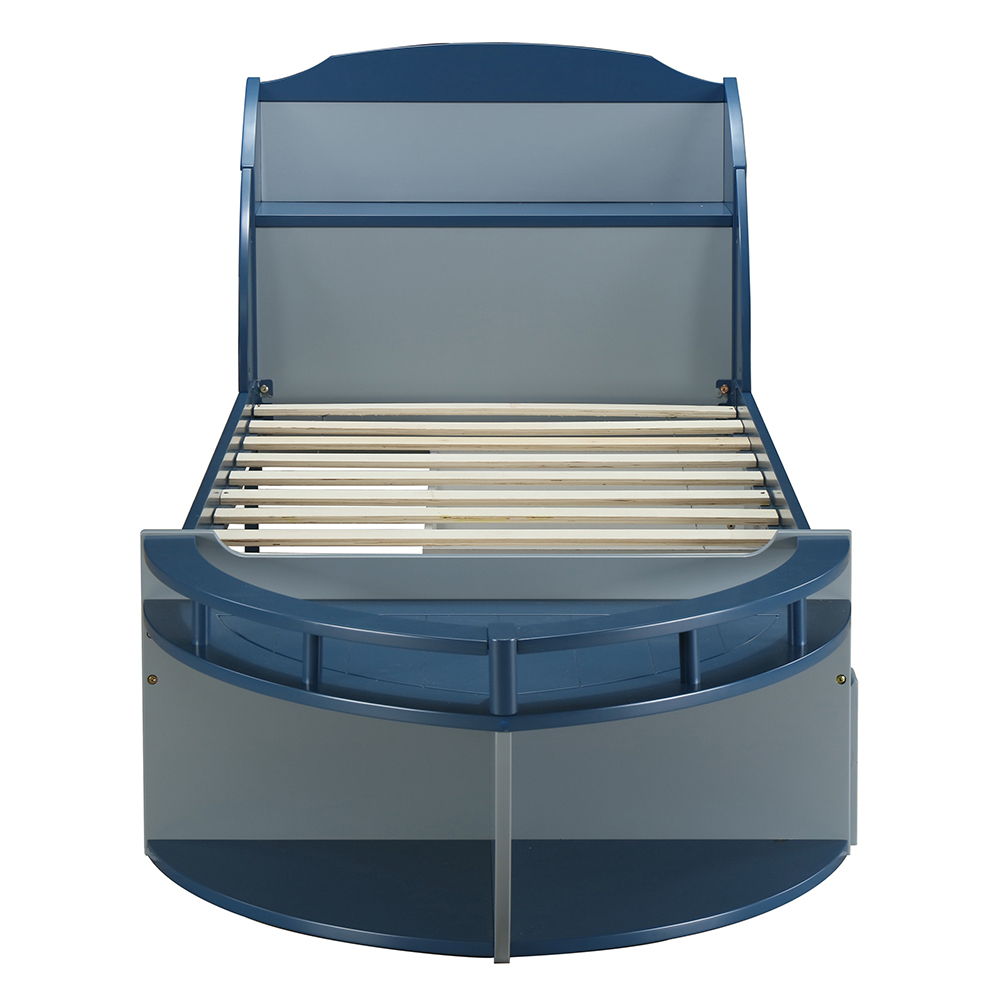 Neptune II - Twin Bed - Gray / Navy, gray, view 5
